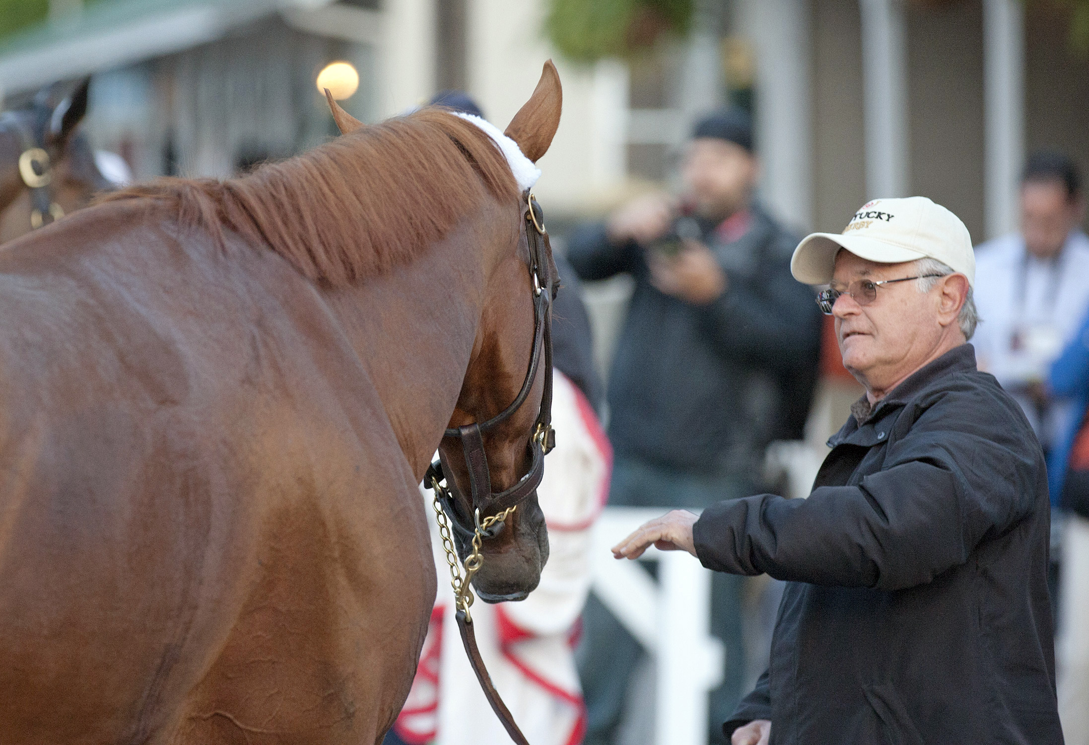 Art Sherman with California Chrome