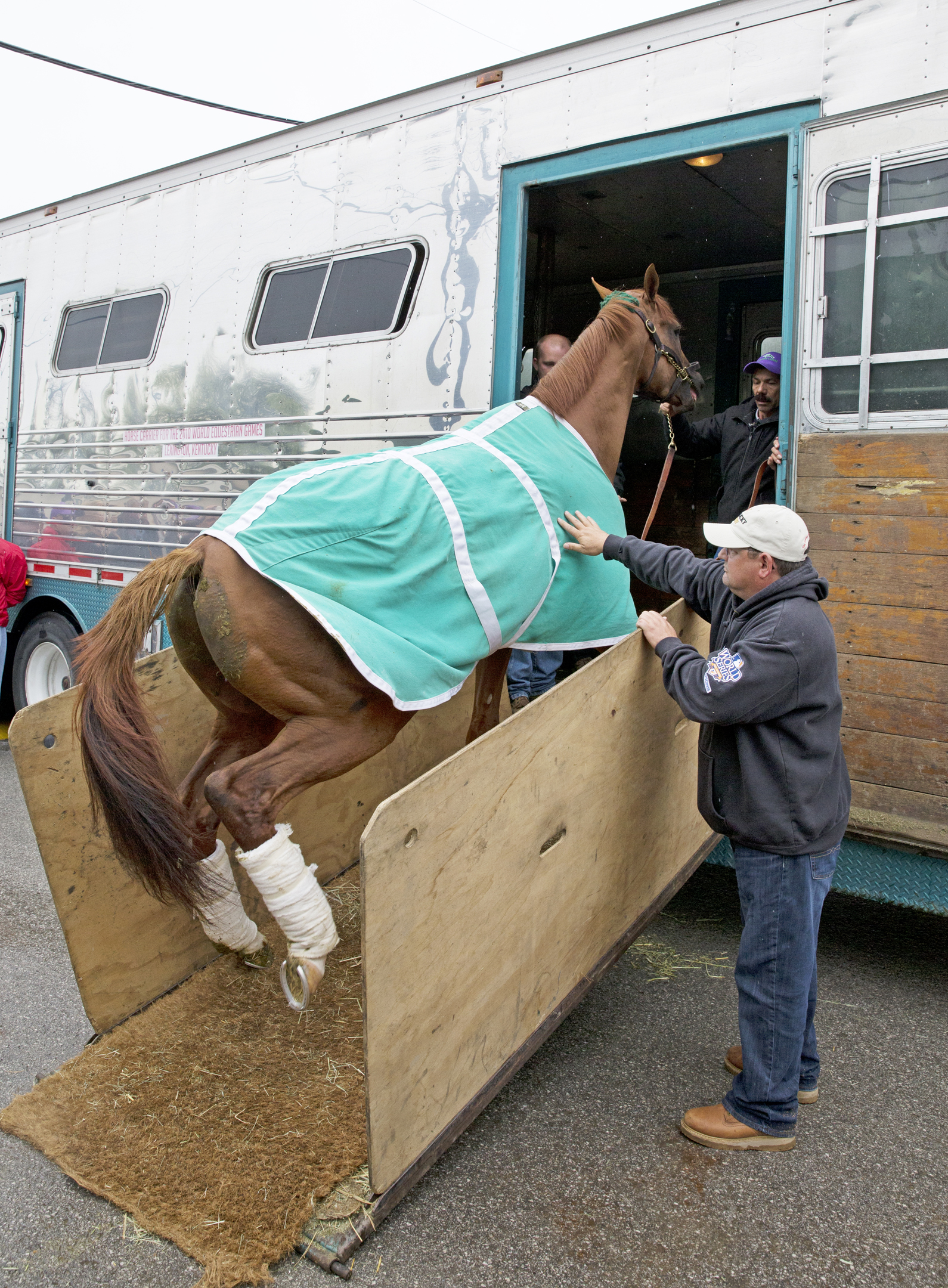 California Chrome arrives backwards to Churchill