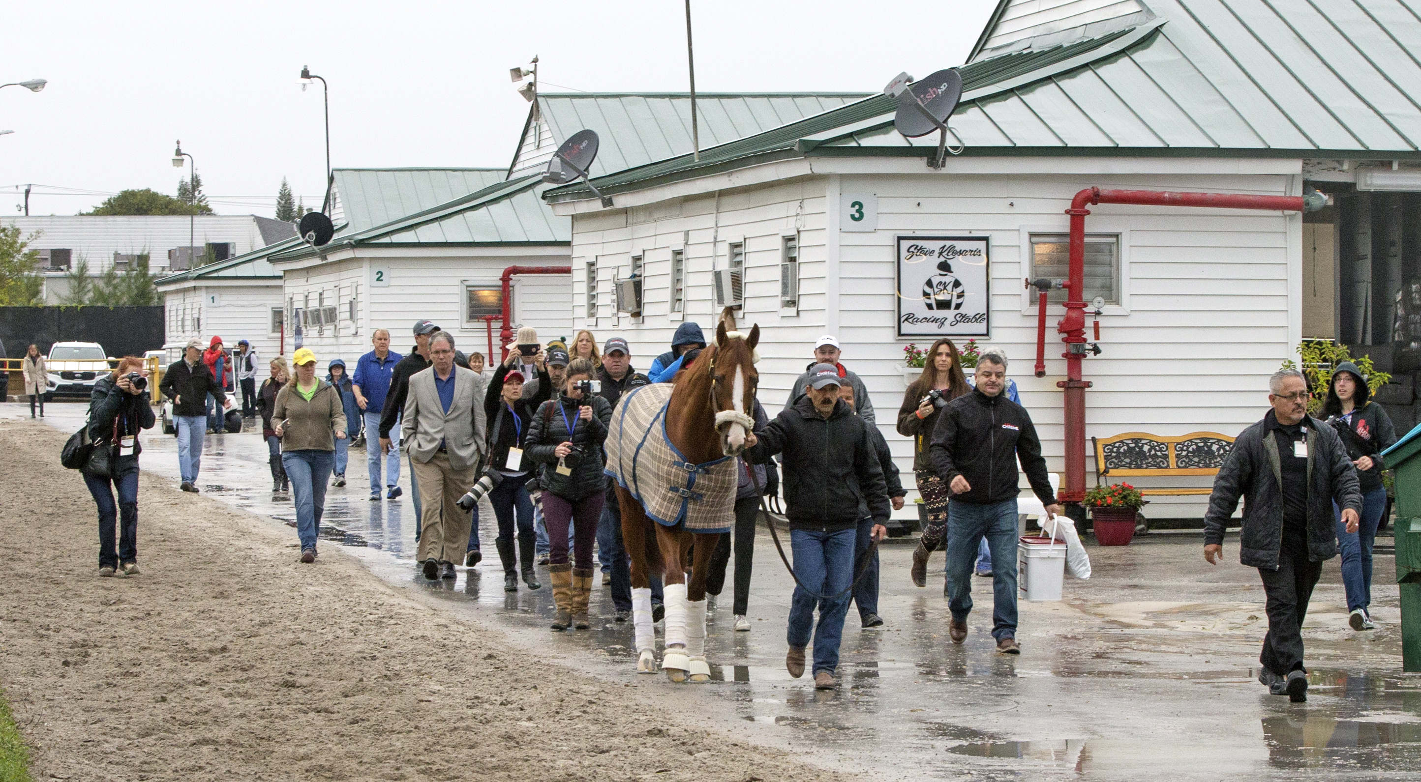California Chrome departs