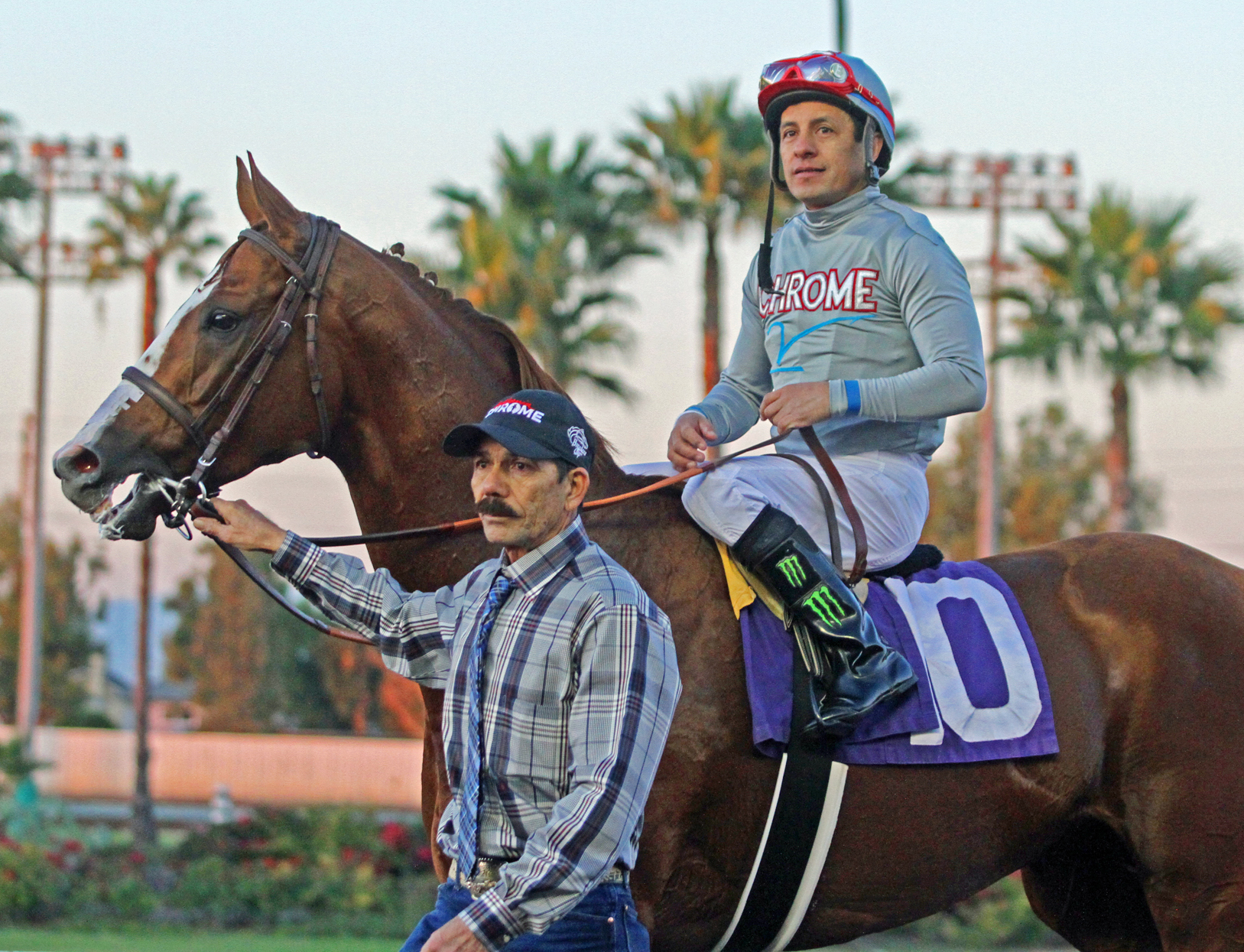 California Chrome and Victor Espinoza