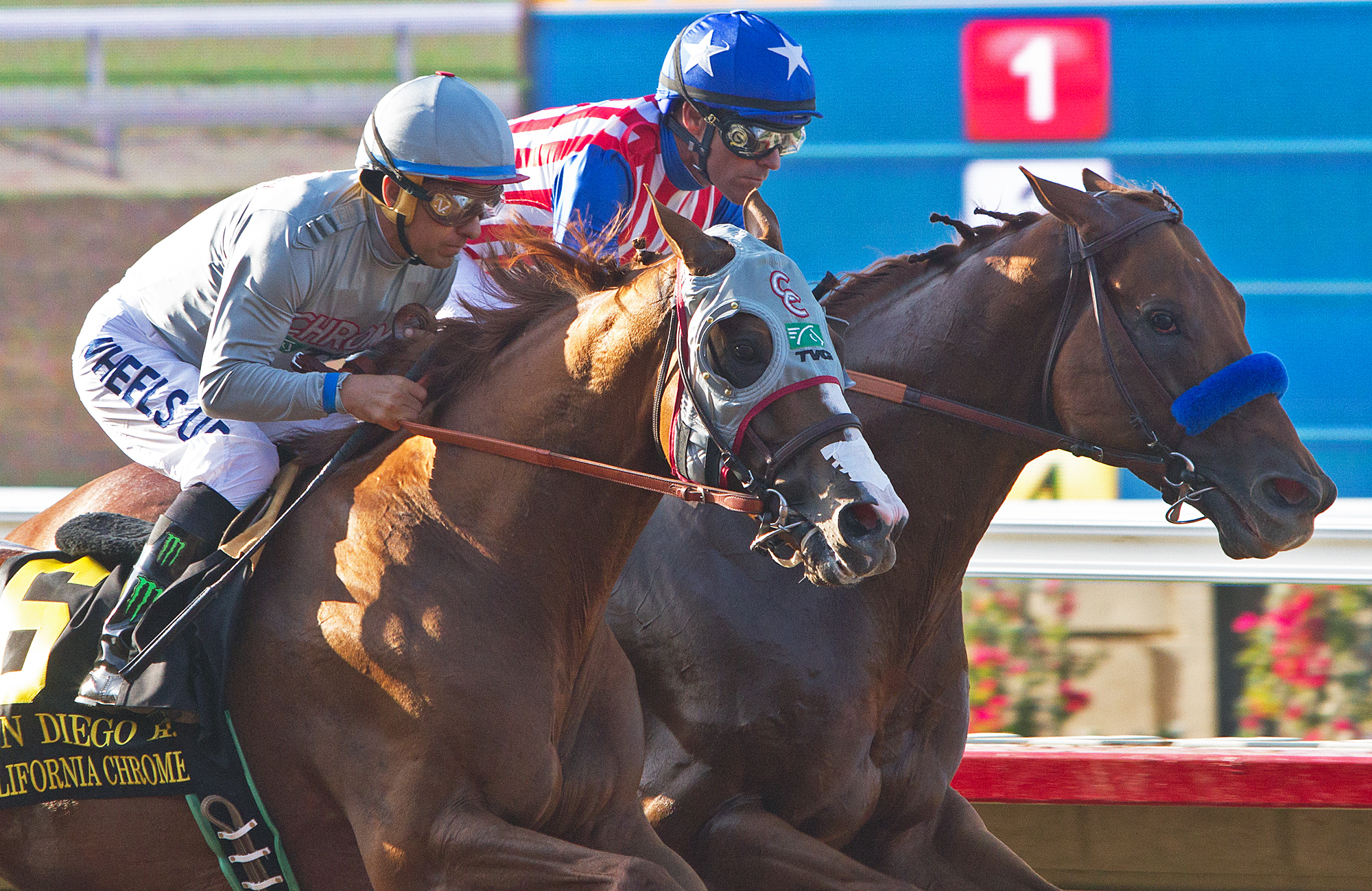 Dortmund finishes second to California Chrome in the San Diego Handicap