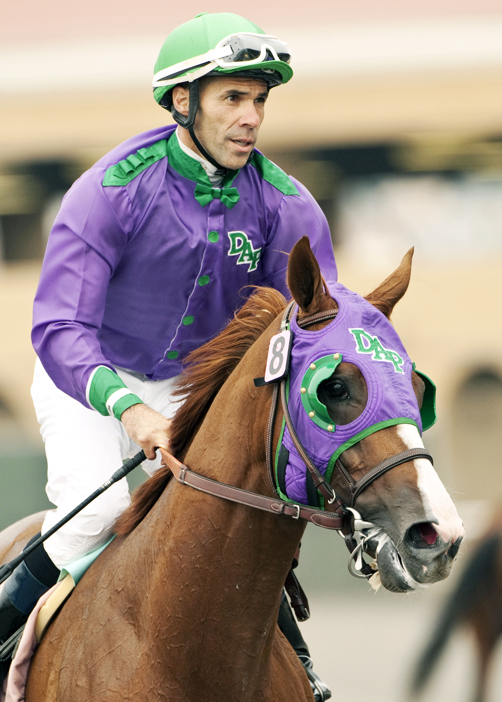 California Chrome and Alberto Delgado