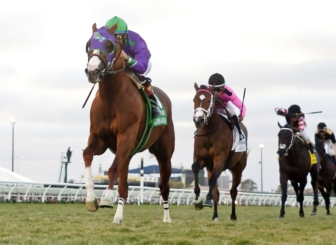 California Chrome wins the Hollywood Derby