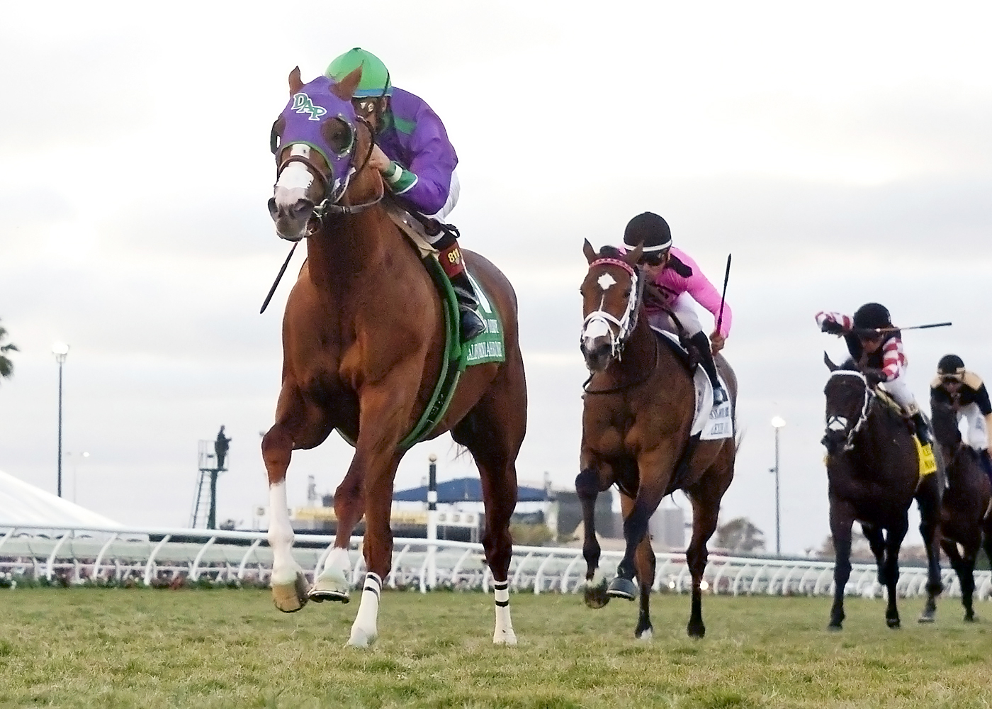 California Chrome wins the Hollywood Derby