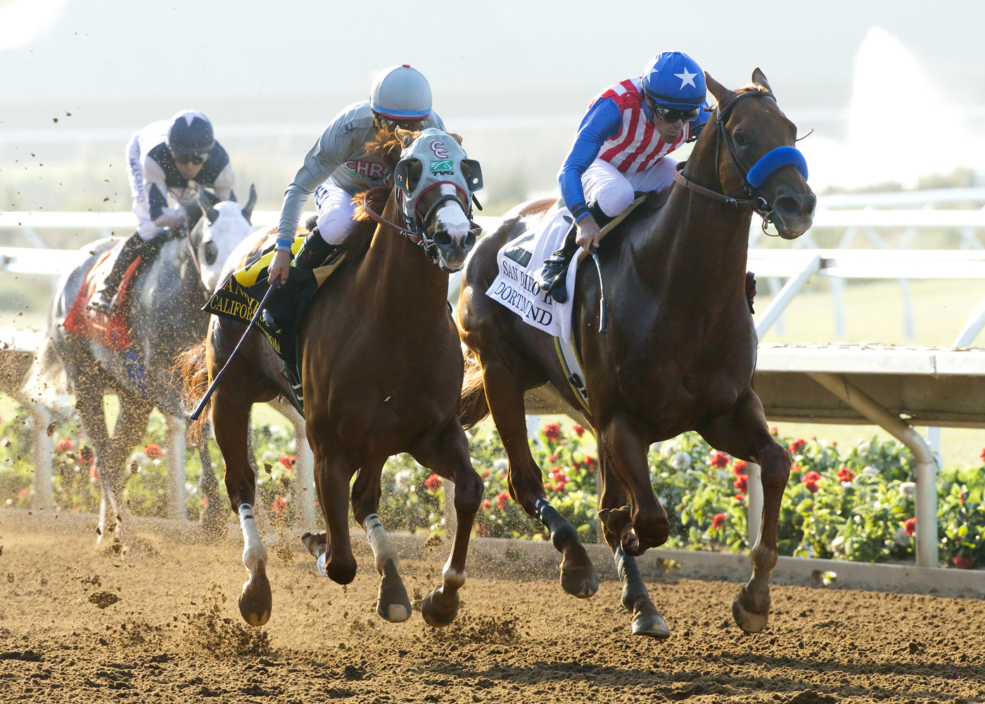 California Chrome wins the San Diego Handicap