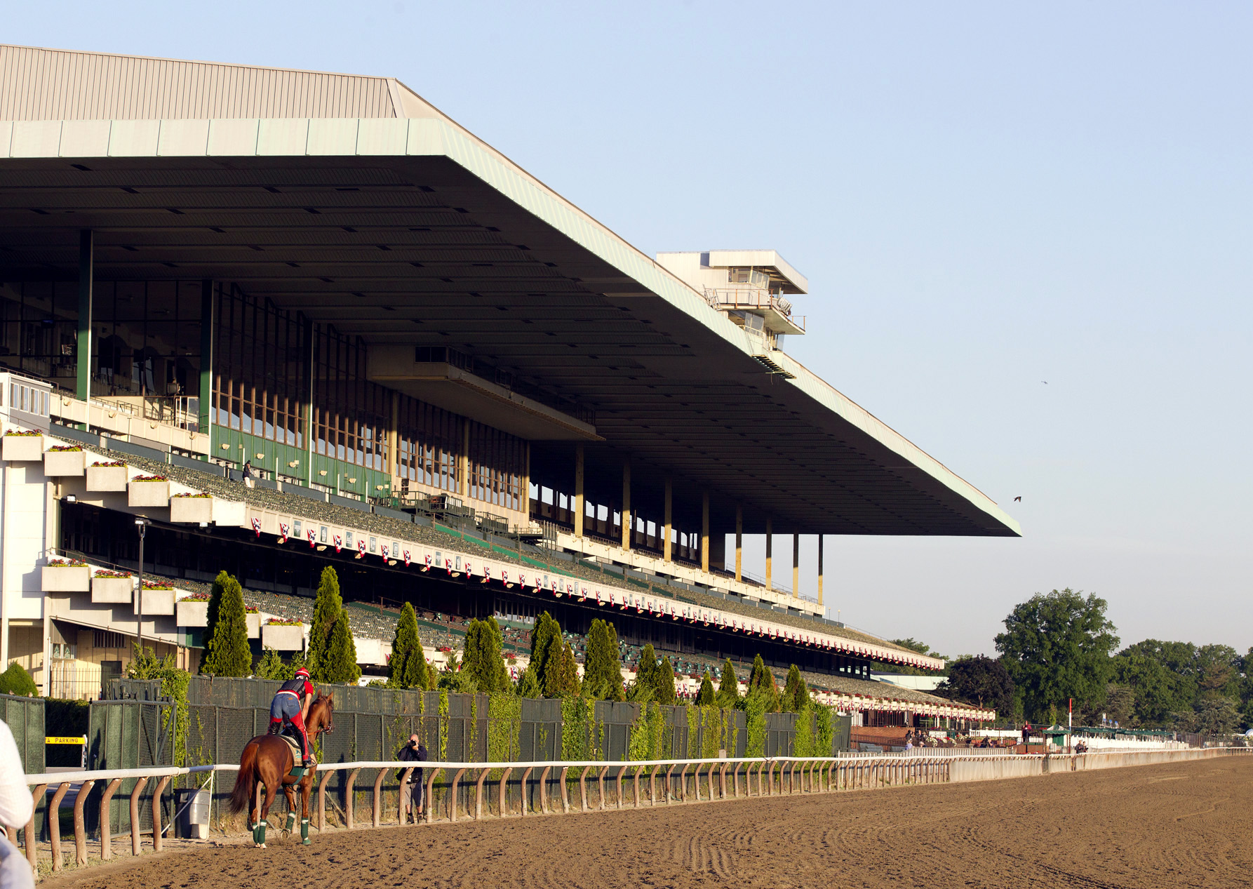 Belmont Park grandstand