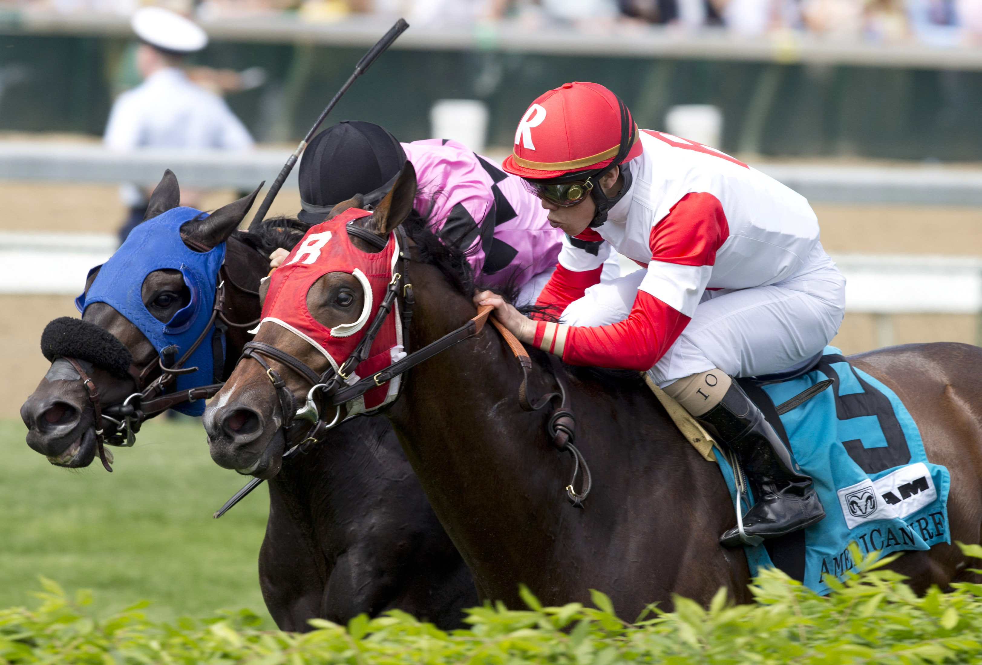 Camelot Kitten wins the American Turf