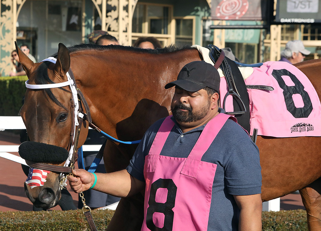 Camino Del Paraiso at Santa Anita Park in February 2020