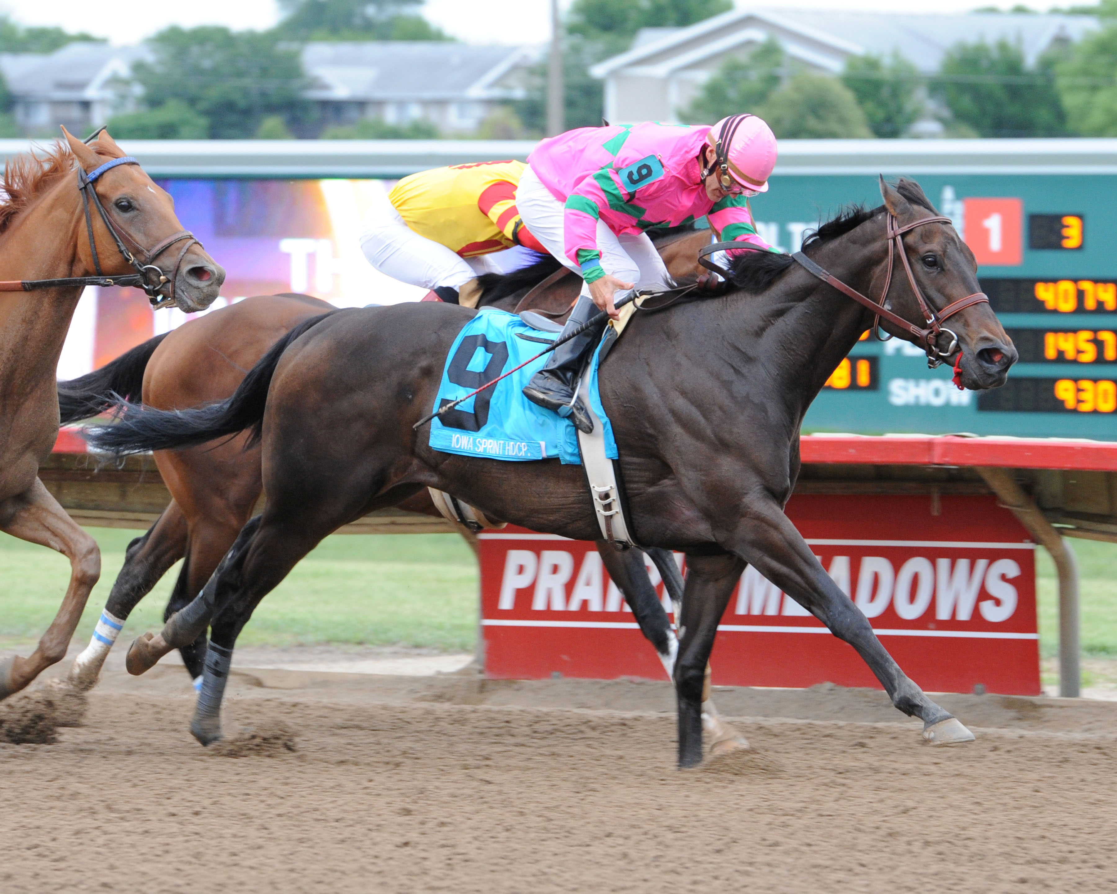 Candip wins the Iowa Sprint