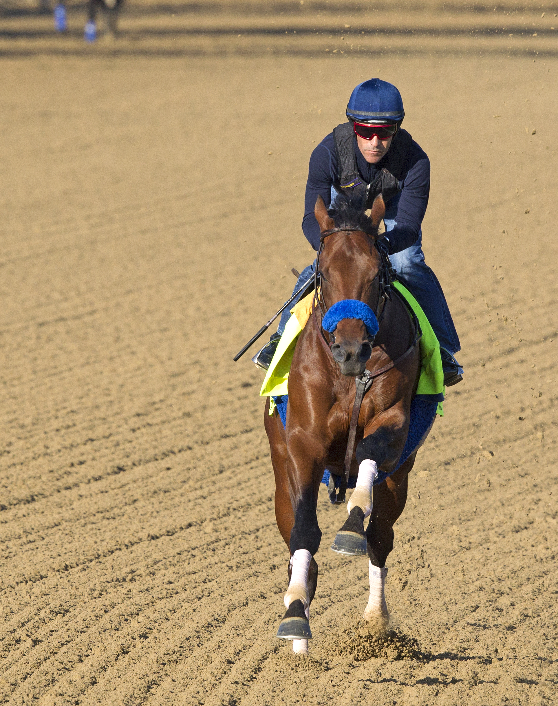 Candy Boy training at Churchill Downs