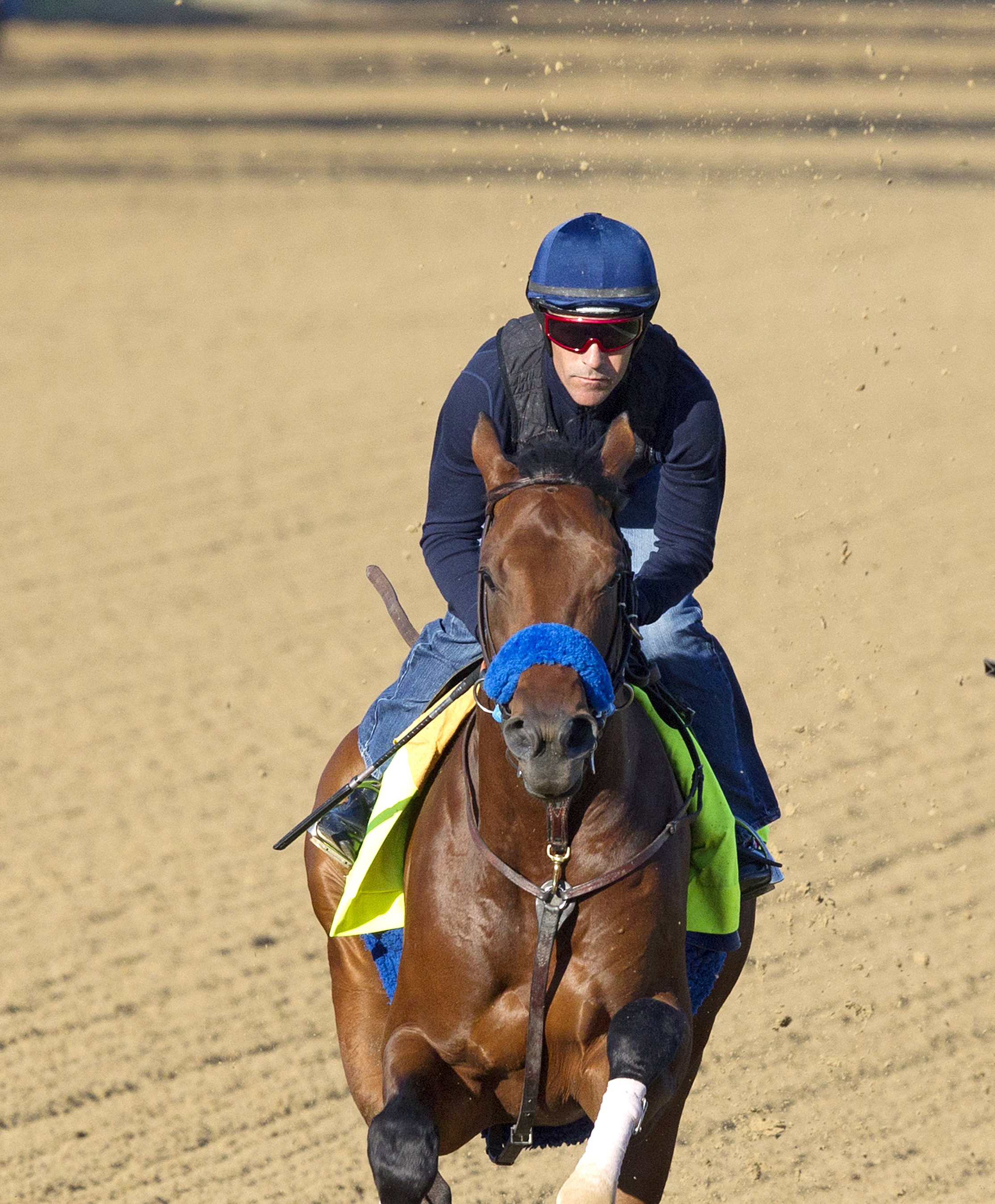 Candy Boy training at Churchill Downs