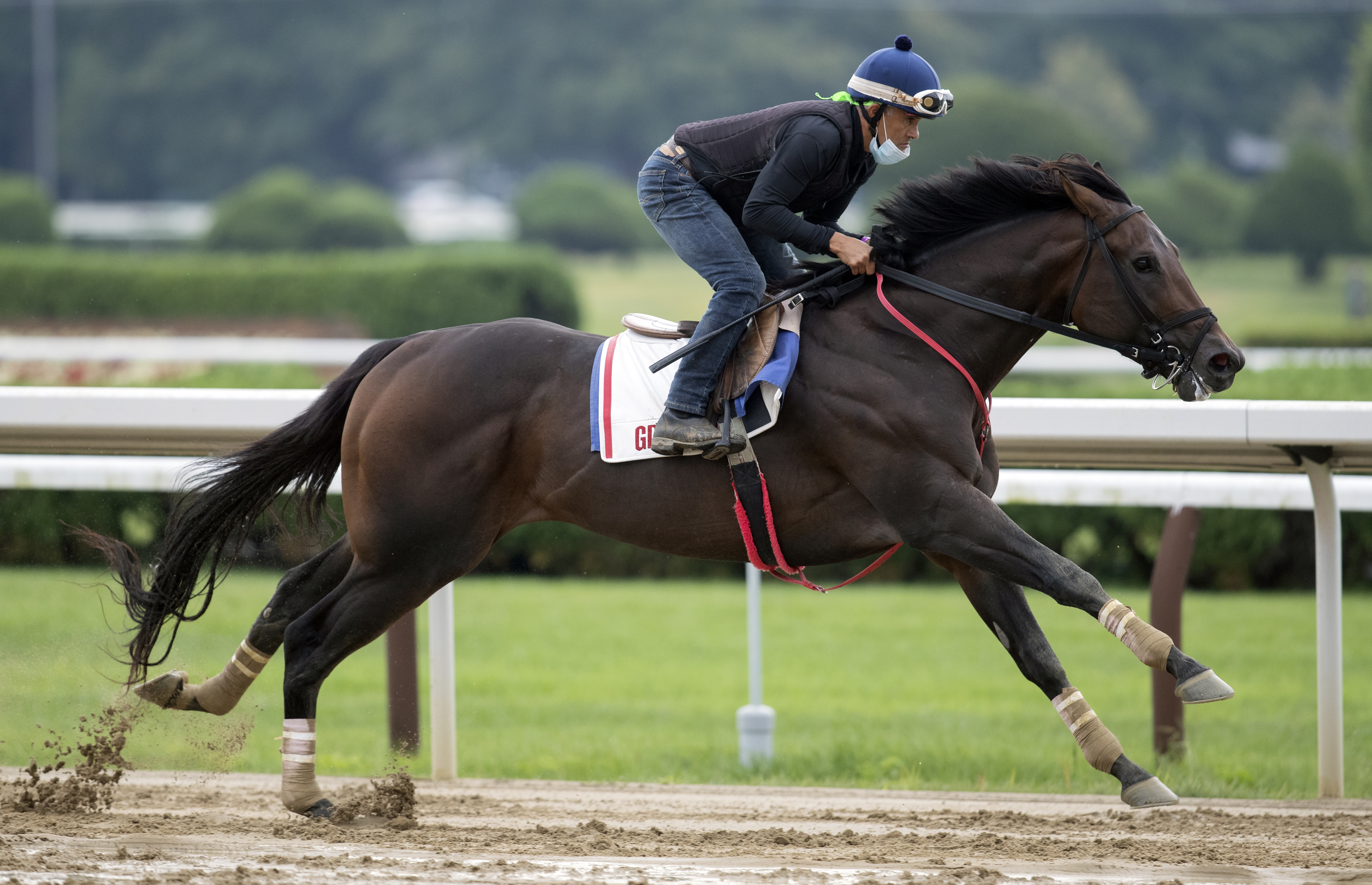Caracaro breezes five furlongs at Saratoga.8-22-20