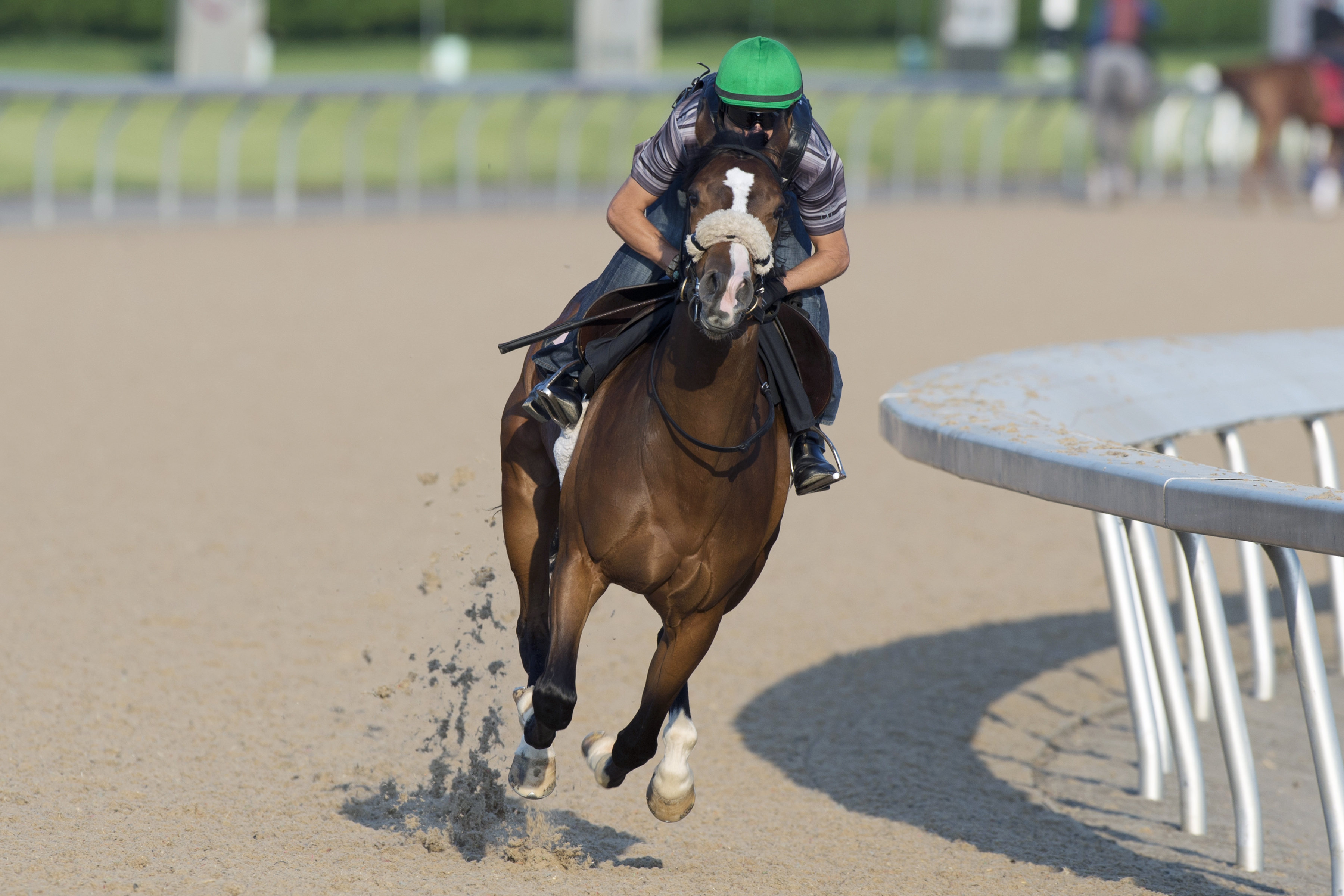 Caren trains at Woodbine on May 29