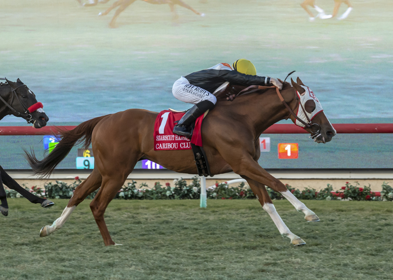Caribou Club wins the 2018 Seabiscuit Handicap