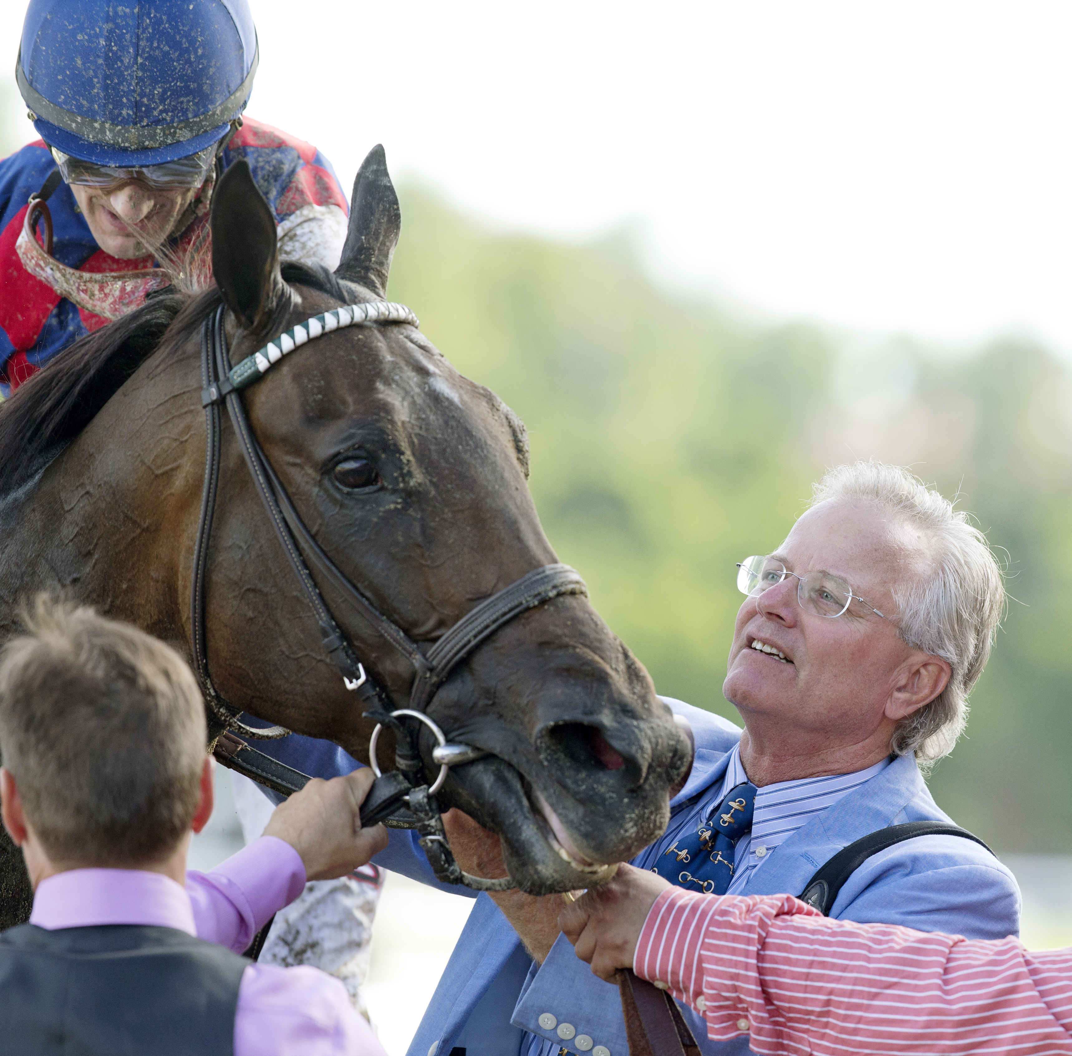 Bill Mott with Carina Mia