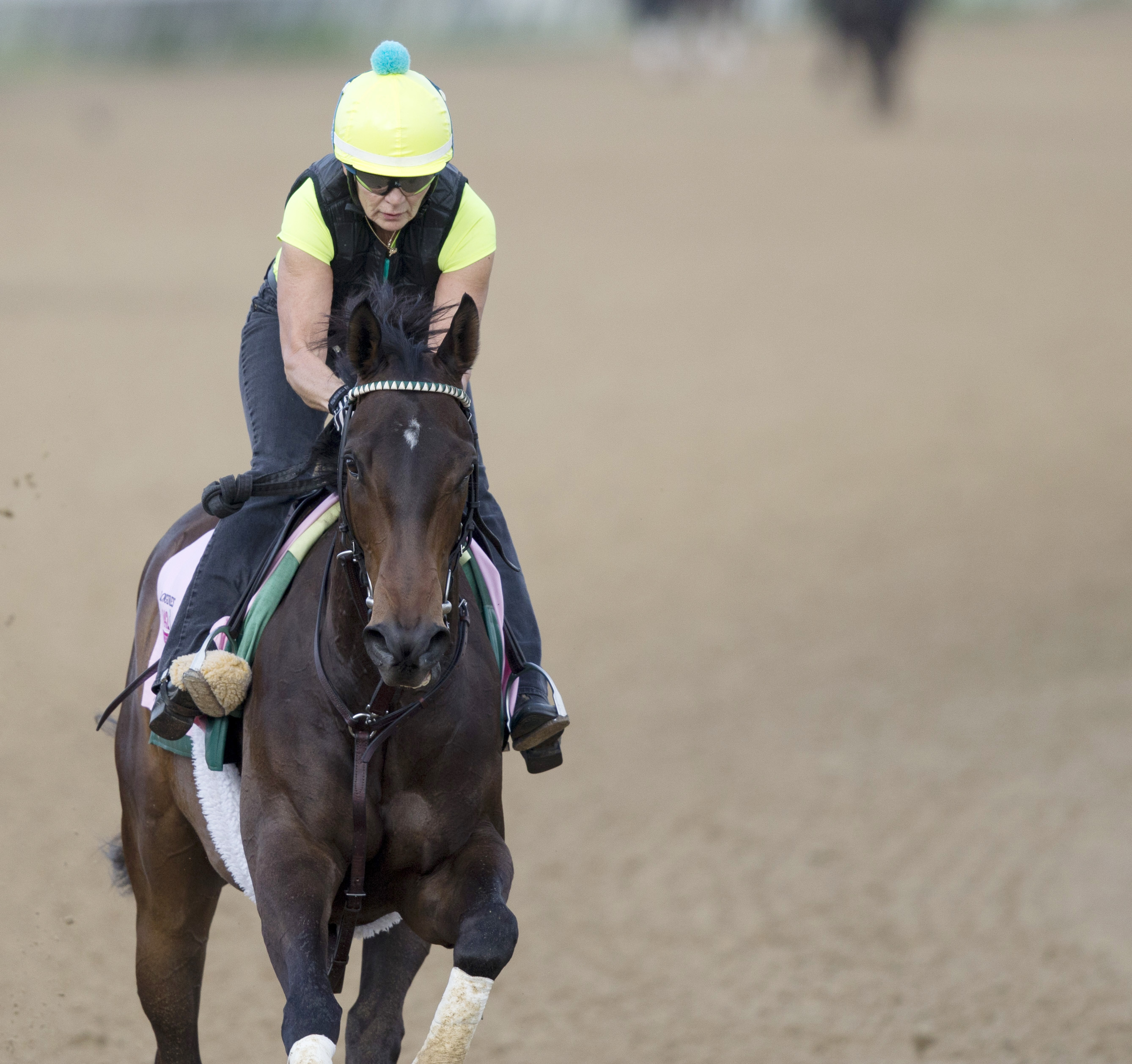 Carina Mia trains at Churchill on April 28