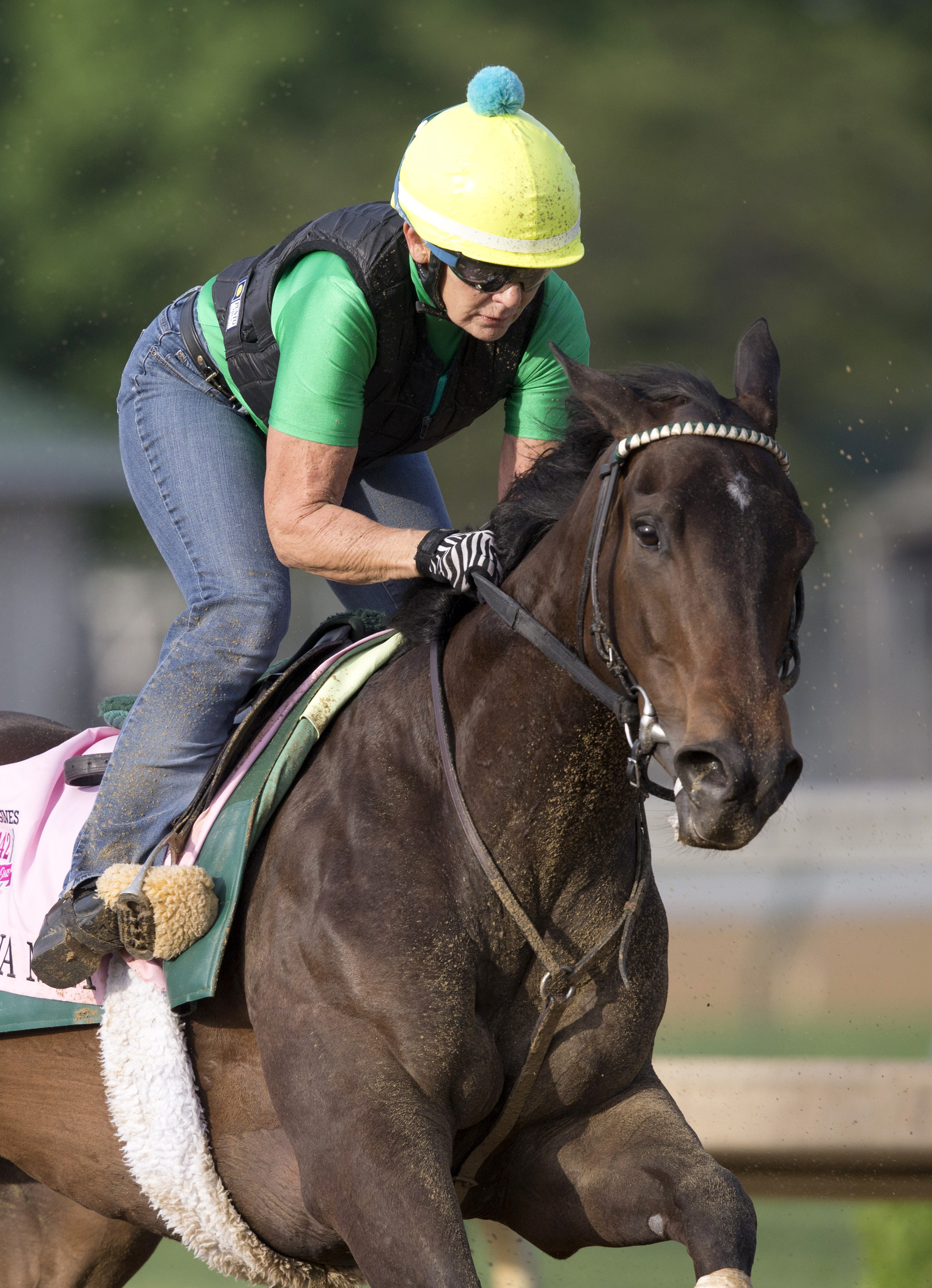 Carina Mia trains at Churchill on April 25