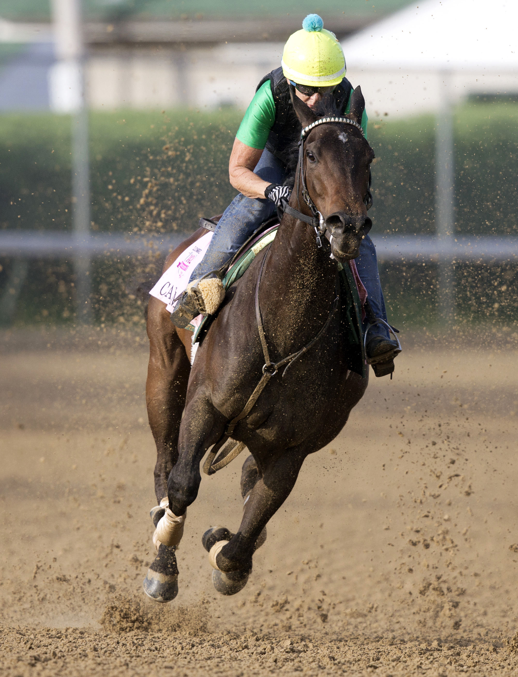 Carina Mia trains at Churchill on April 25