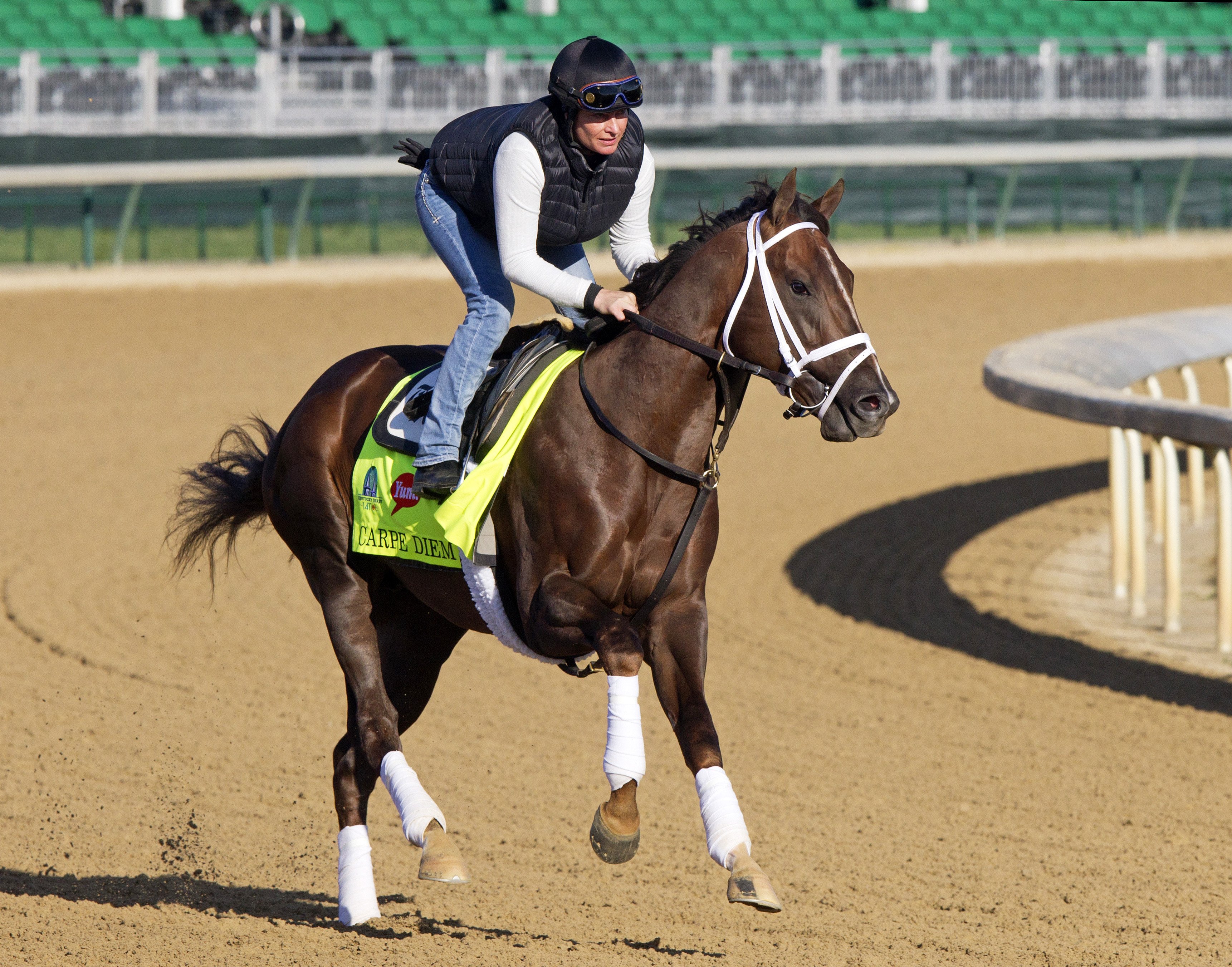 Carpe Diem trains at Churchill on April 28