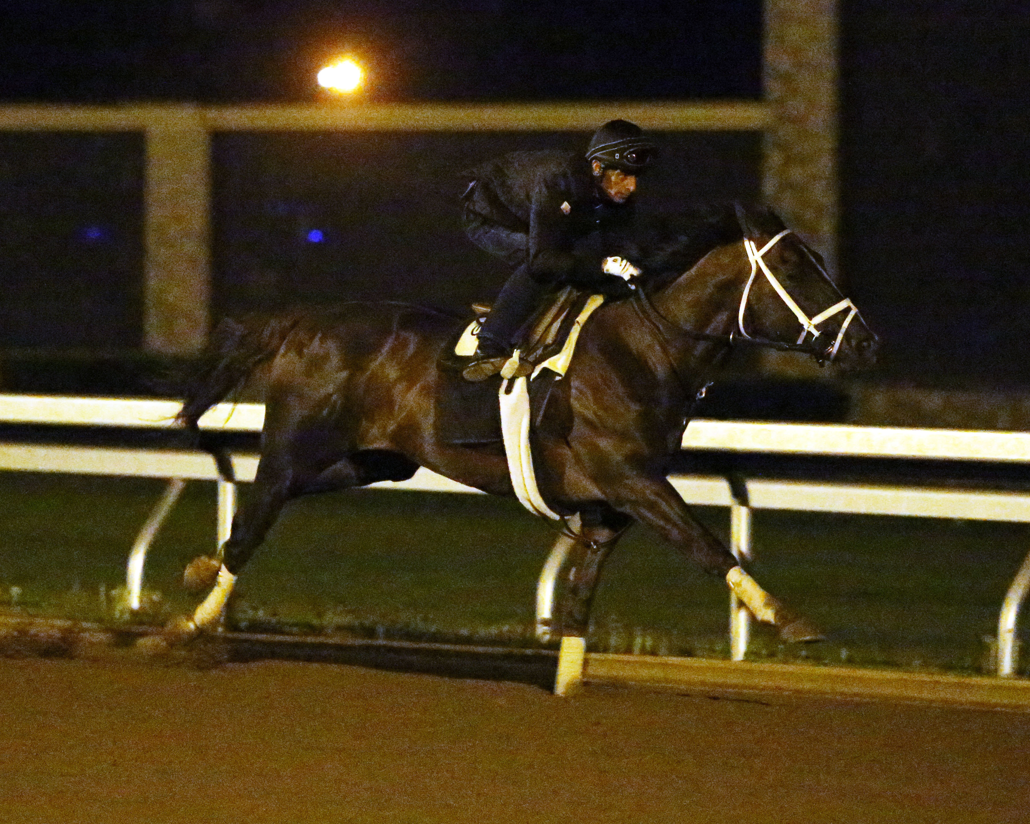 Carpe Diem works at Keeneland 4/25
