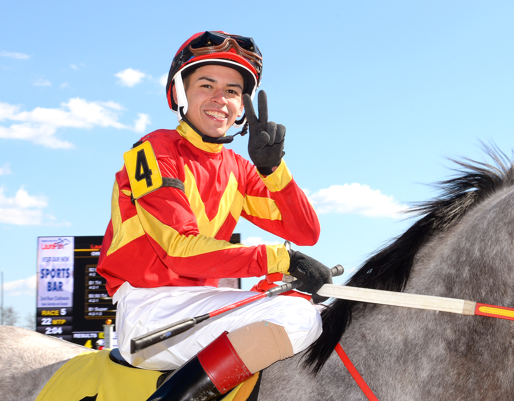 Carlos Carrasco wins his first two career mounts