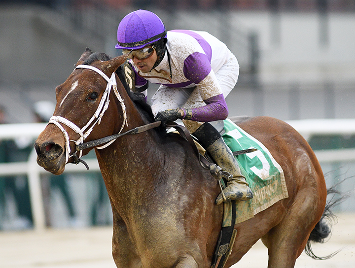 Cash Offer wins the 2020 La Verdad Stakes at Aqueduct Racetrack