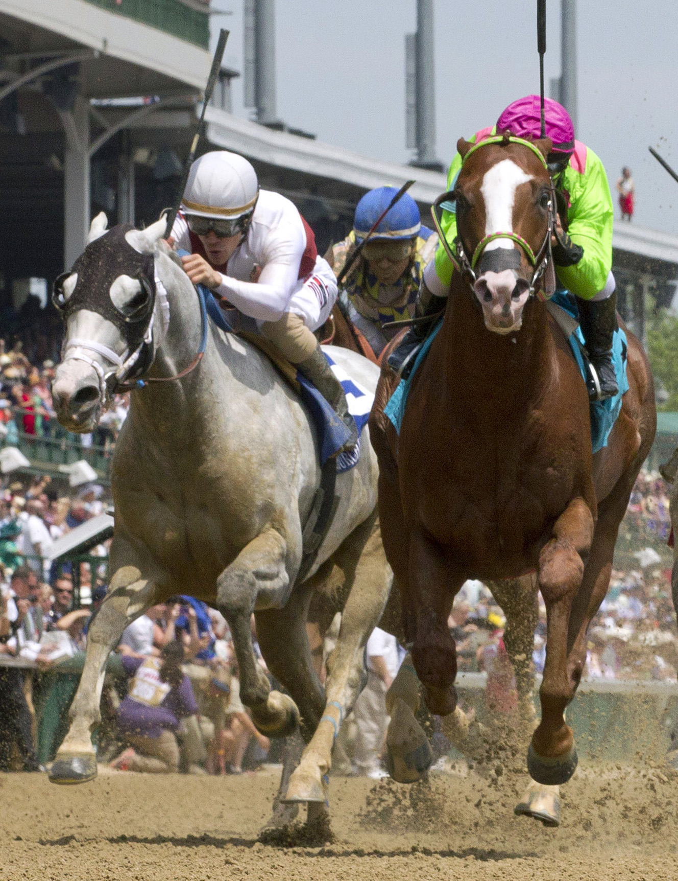 Calculator finishes second in the Churchill Downs Stakes