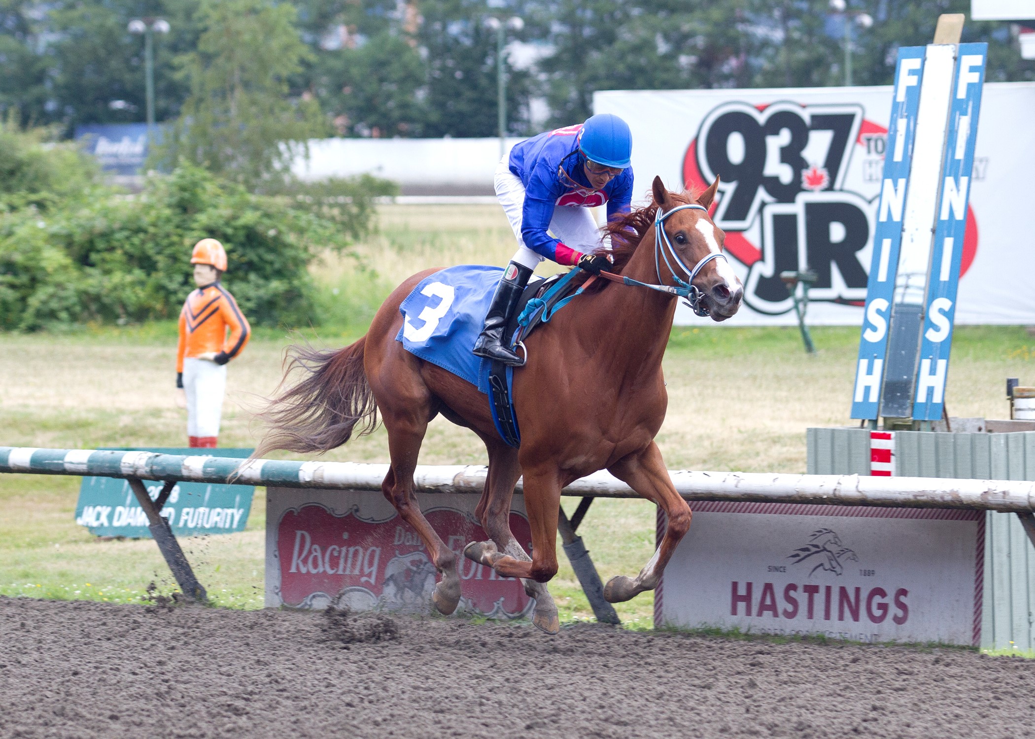 Catchacougar wins the 2019 Spaghetti Mouse Stakes
