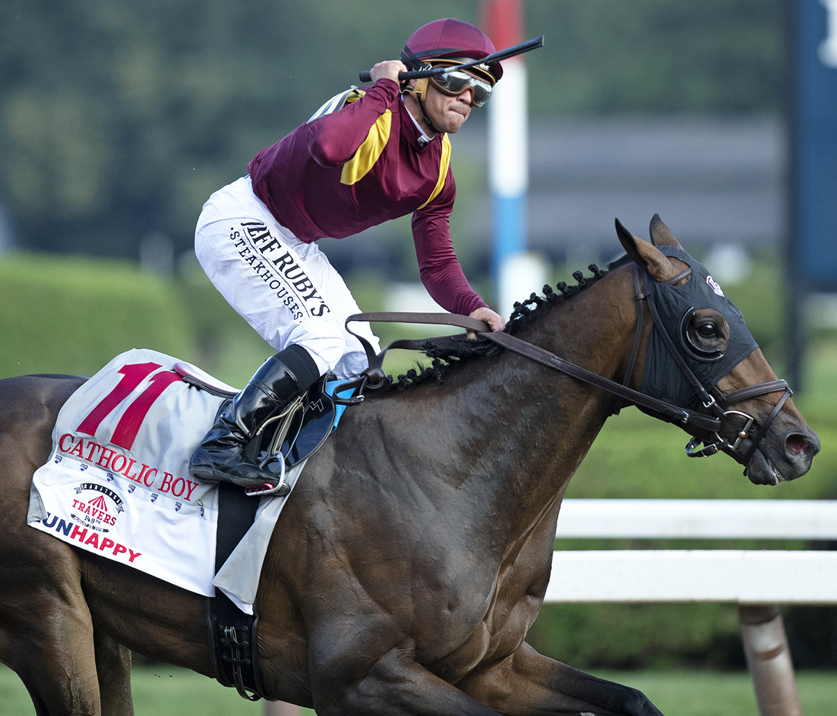 Catholic Boy wins the 2018 Travers