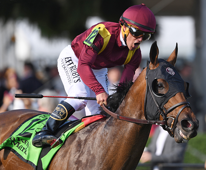 Catholic Boy wins the Dixie Stakes
