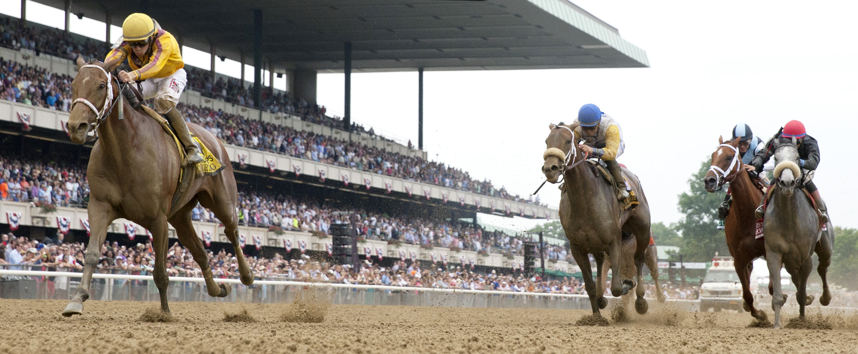 Cavorting wins the Ogden Phipps Stakes