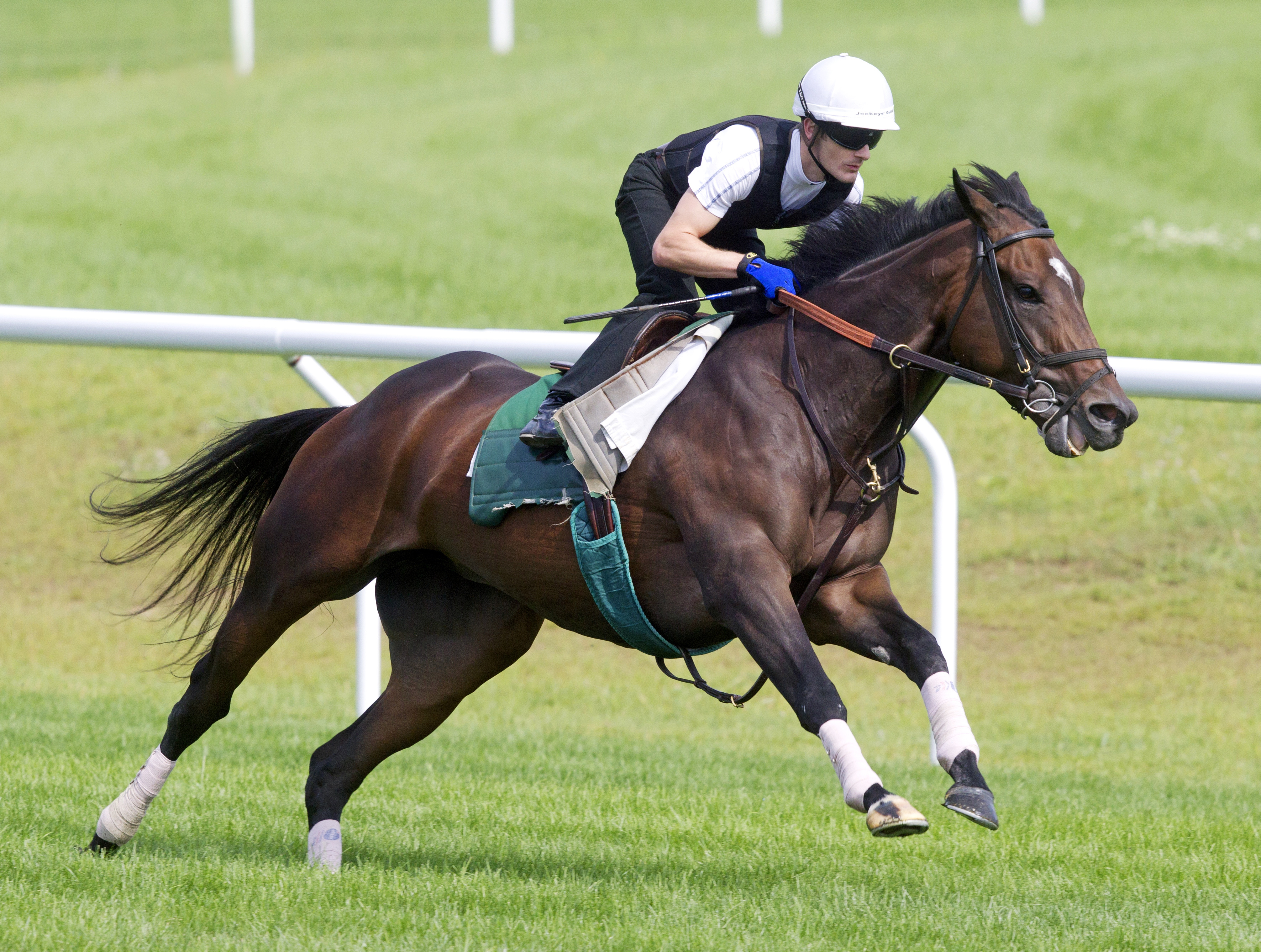 Centre Court trains at Saratoga on July 16