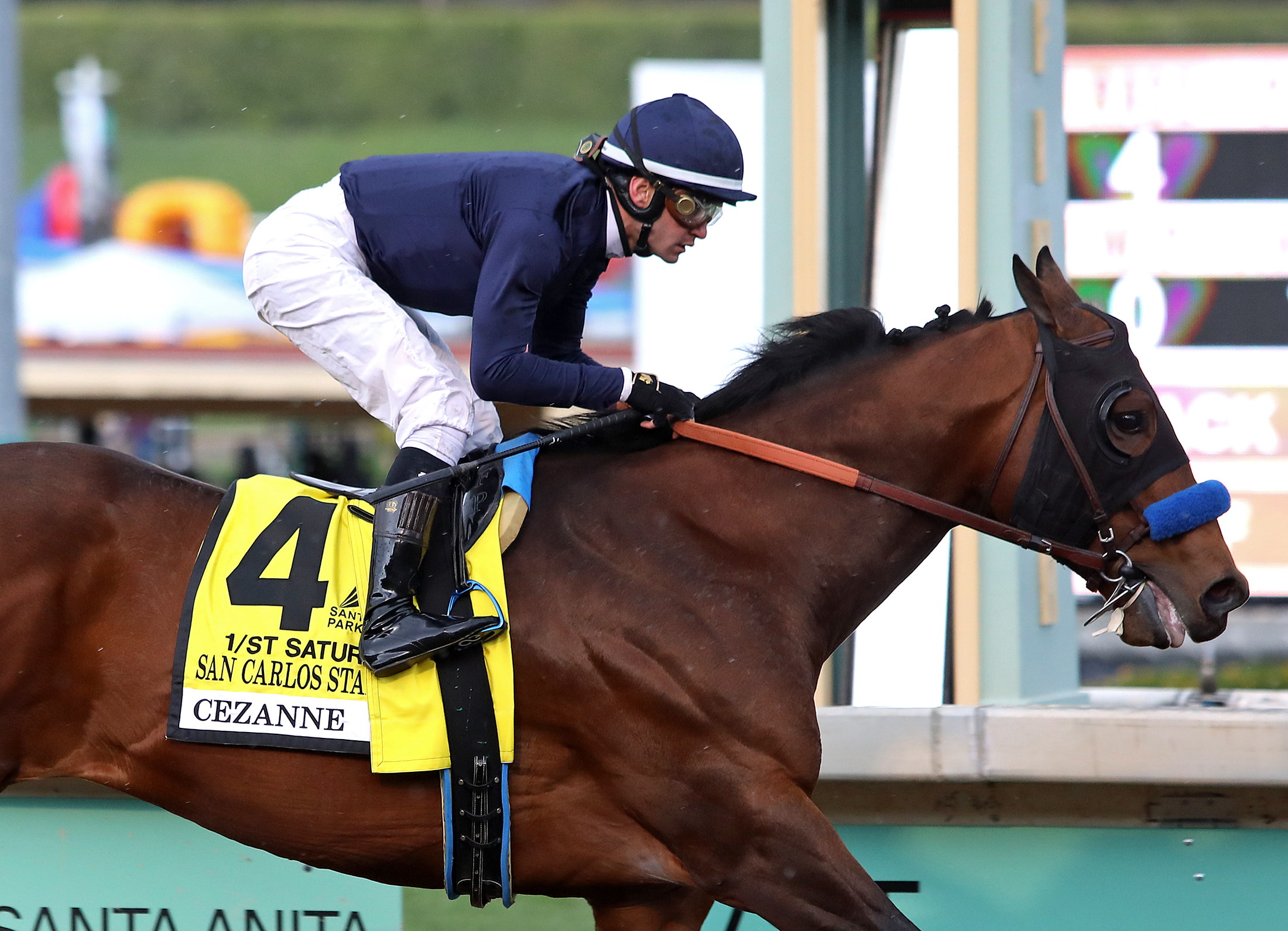 Cezanne wins the San Carlos 3-5-2022