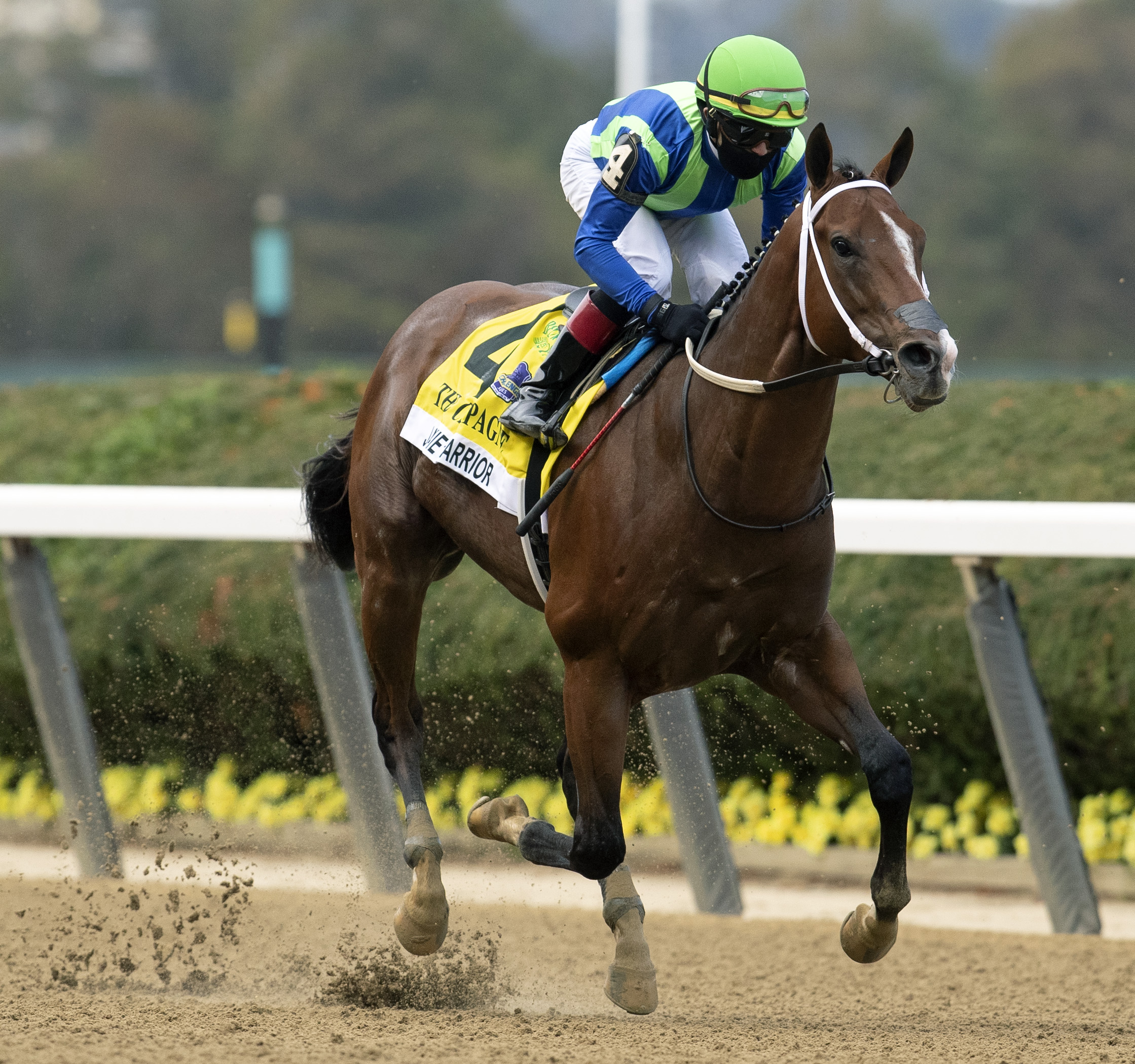 Jackie's Warrior wins the Champagne 10-10-2020