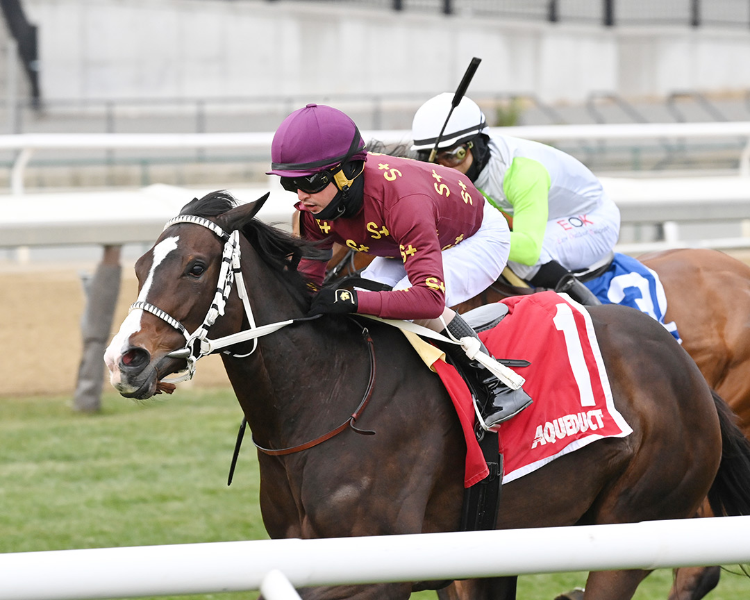 Change of Control wins the 2021 Autumn Days Stakes at Aqueduct