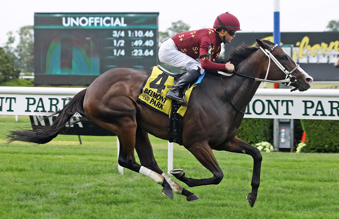 Change of Control wins the 2021 Intercontinental Stakes at Belmont Park