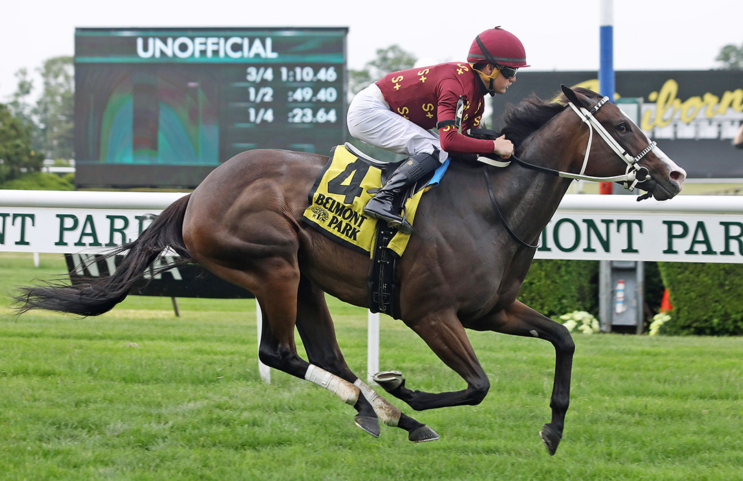 Change of Control wins the 2021 Intercontinental Stakes at Belmont Park