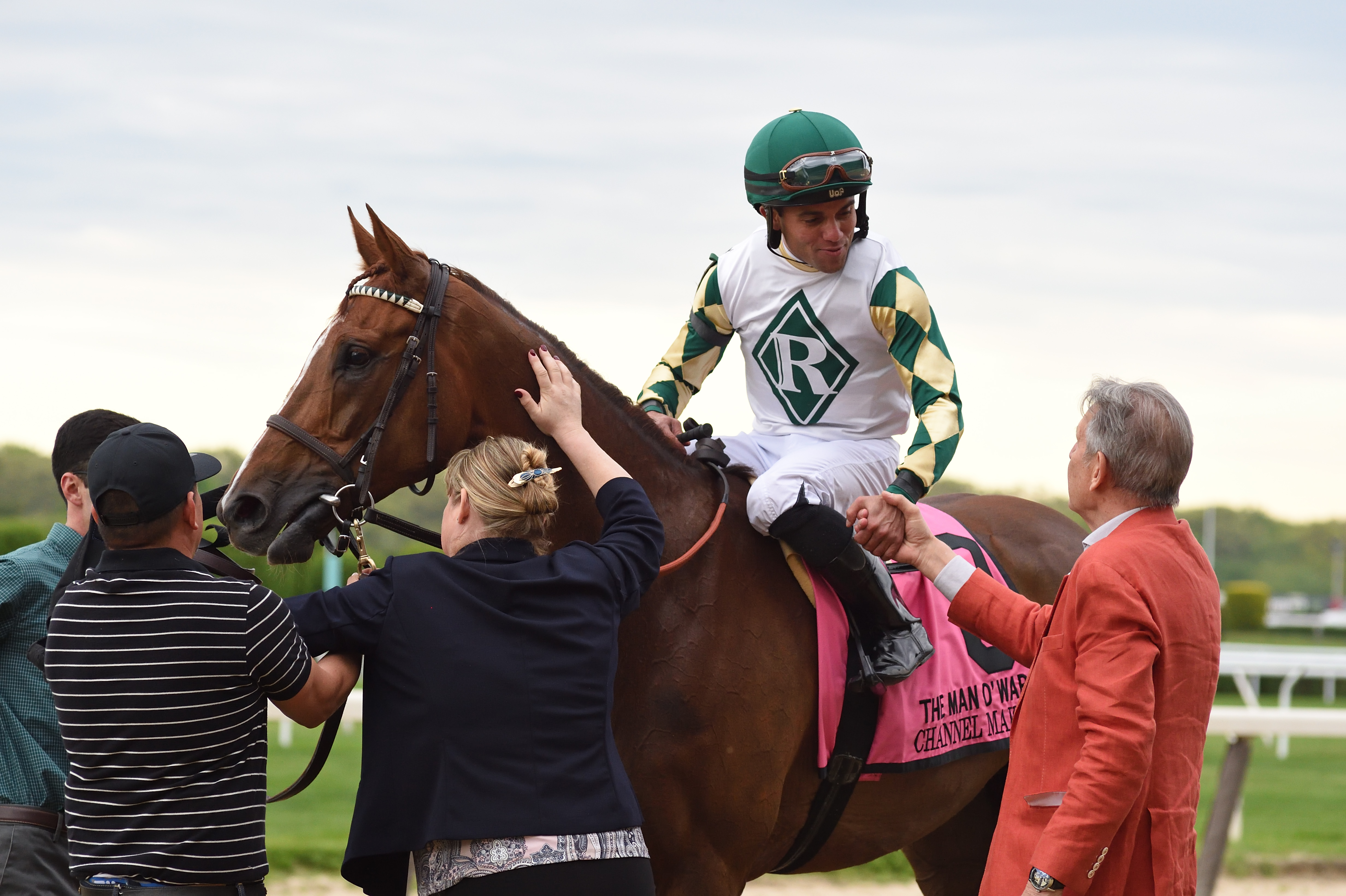 Channel Maker following victory in the 2019 Man o' War