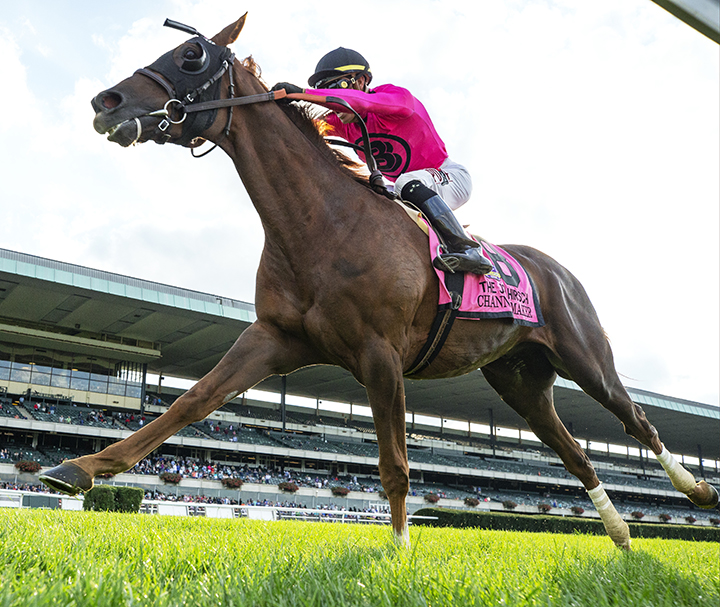 Channel Maker wins the 2018 Joe Hirsch Turf Classic