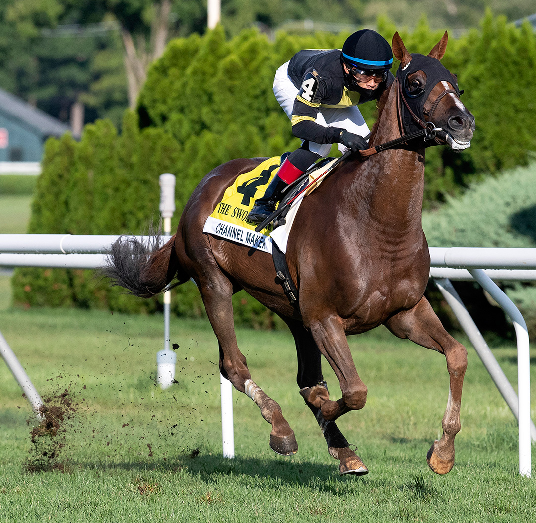 Channel Maker wins the 2020 Sword Dancer Stakes at Saratoga Race Course