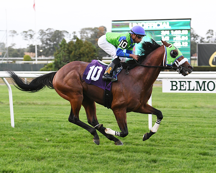 Chantry Flats wins a Sept. 28 maiden race at Belmont Park