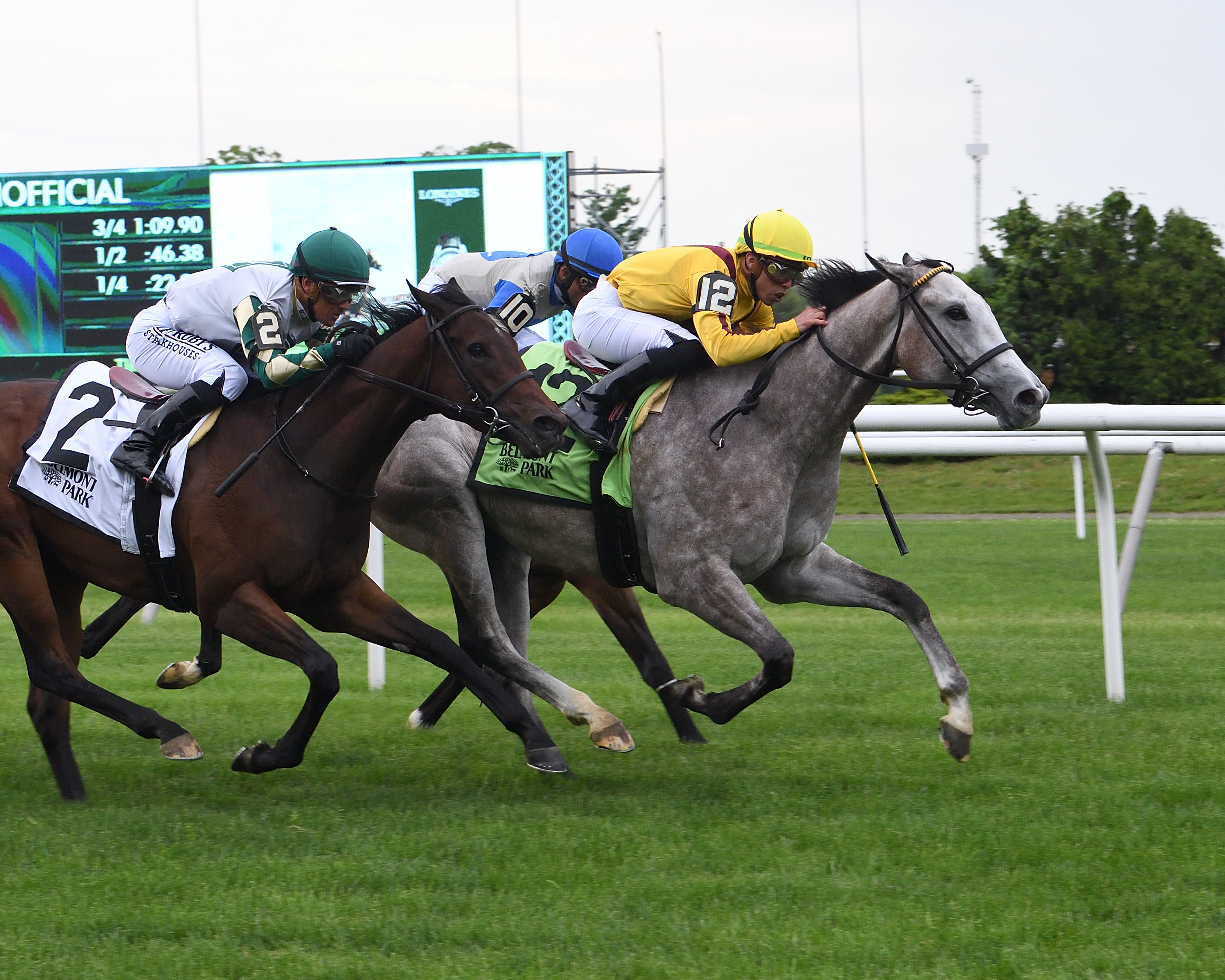 Chardy Party wins the Soaring Softly at Belmont on May 28 2022