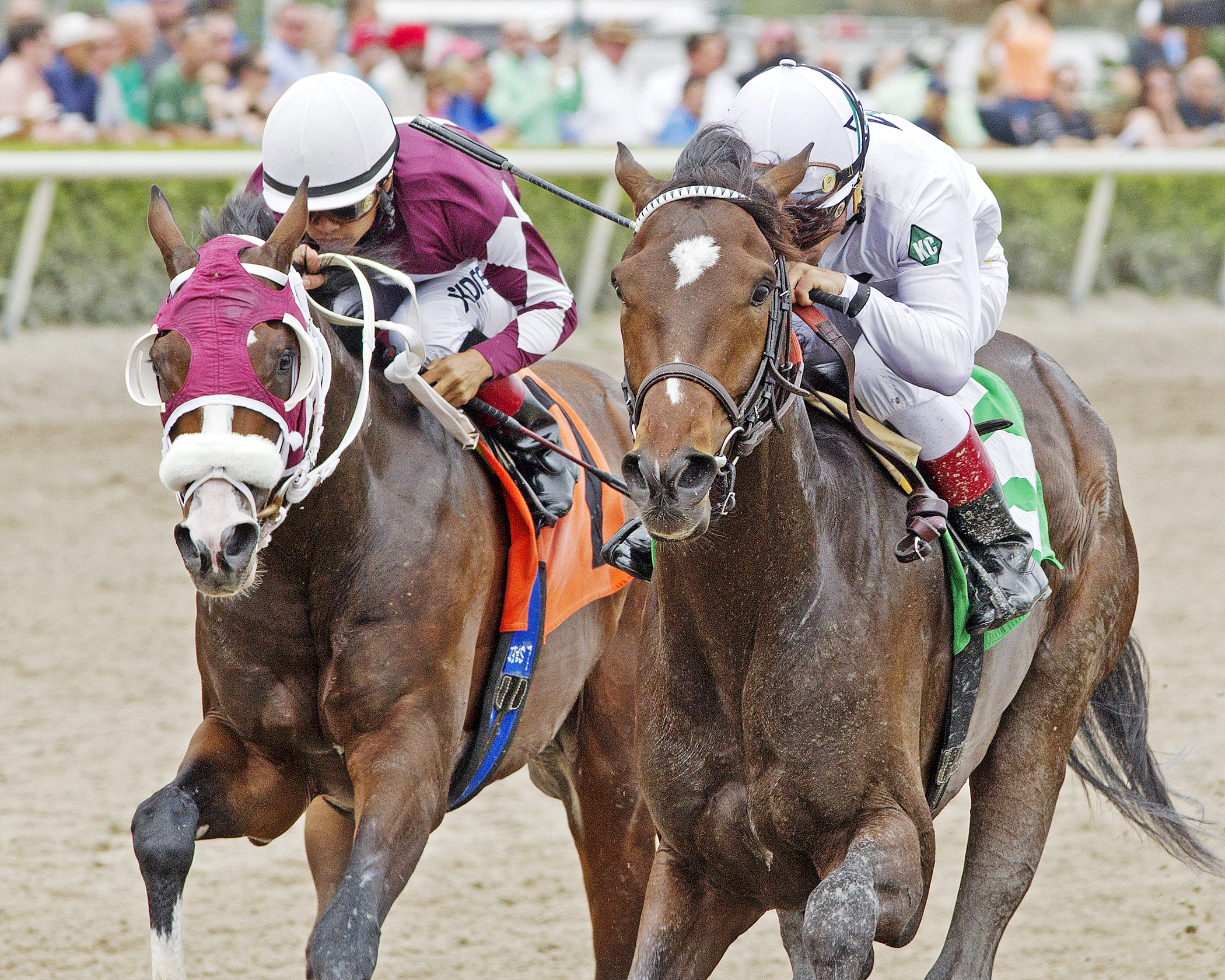 Legend finishes second to Charge Now in a maiden race