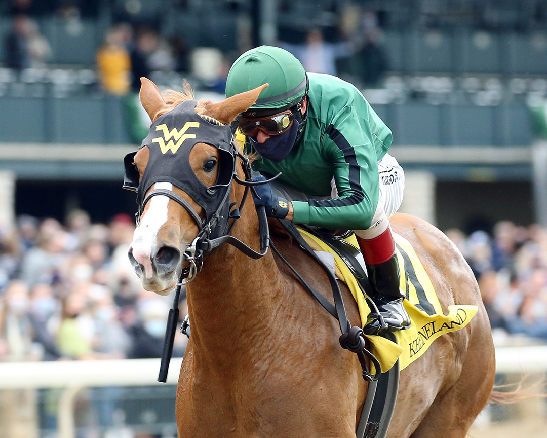Chi Town Lady wins an April 11 maiden race at Keeneland