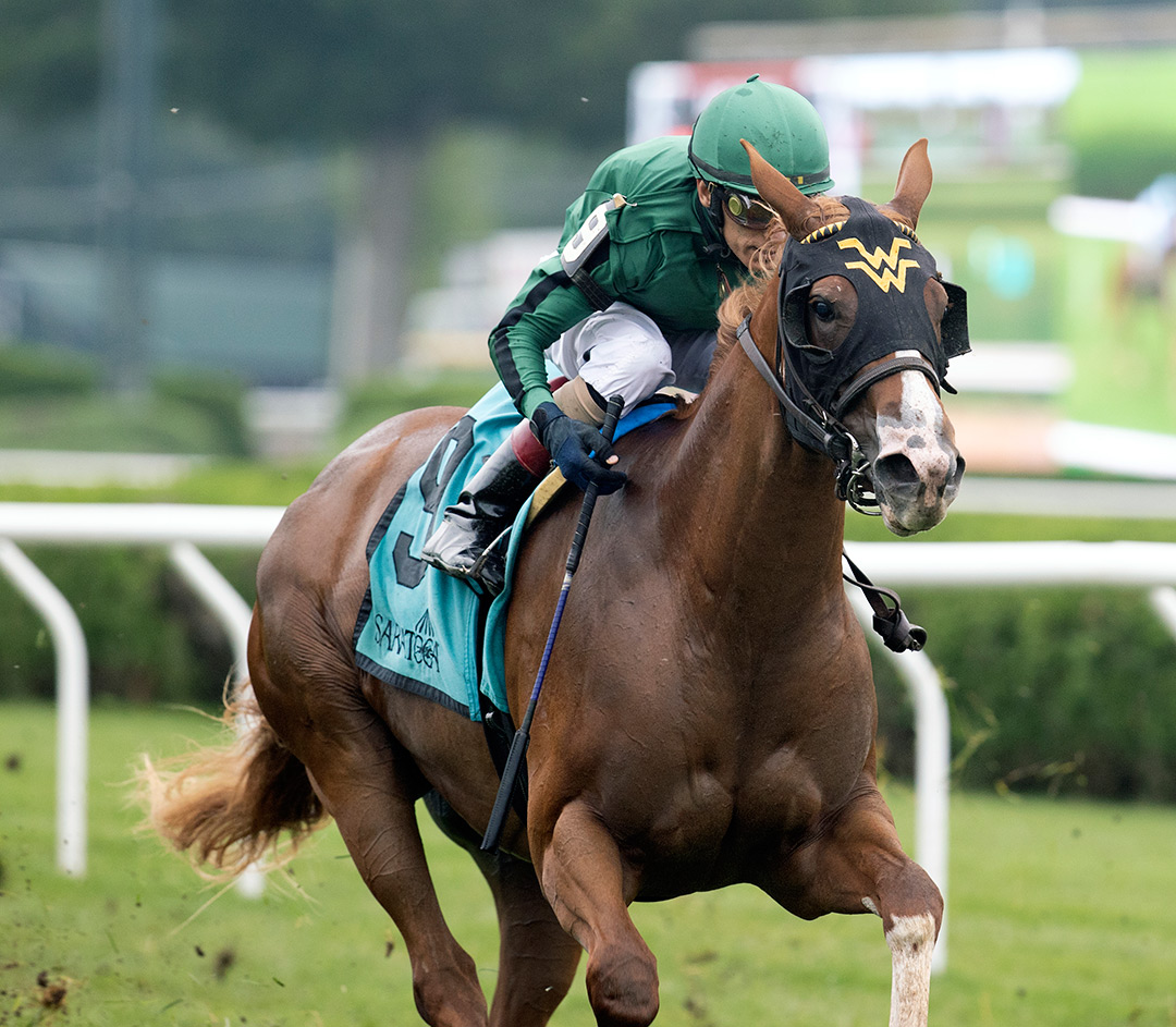 Chi Town Lady wins the 2021 Bolton Landing Stakes at Saratoga