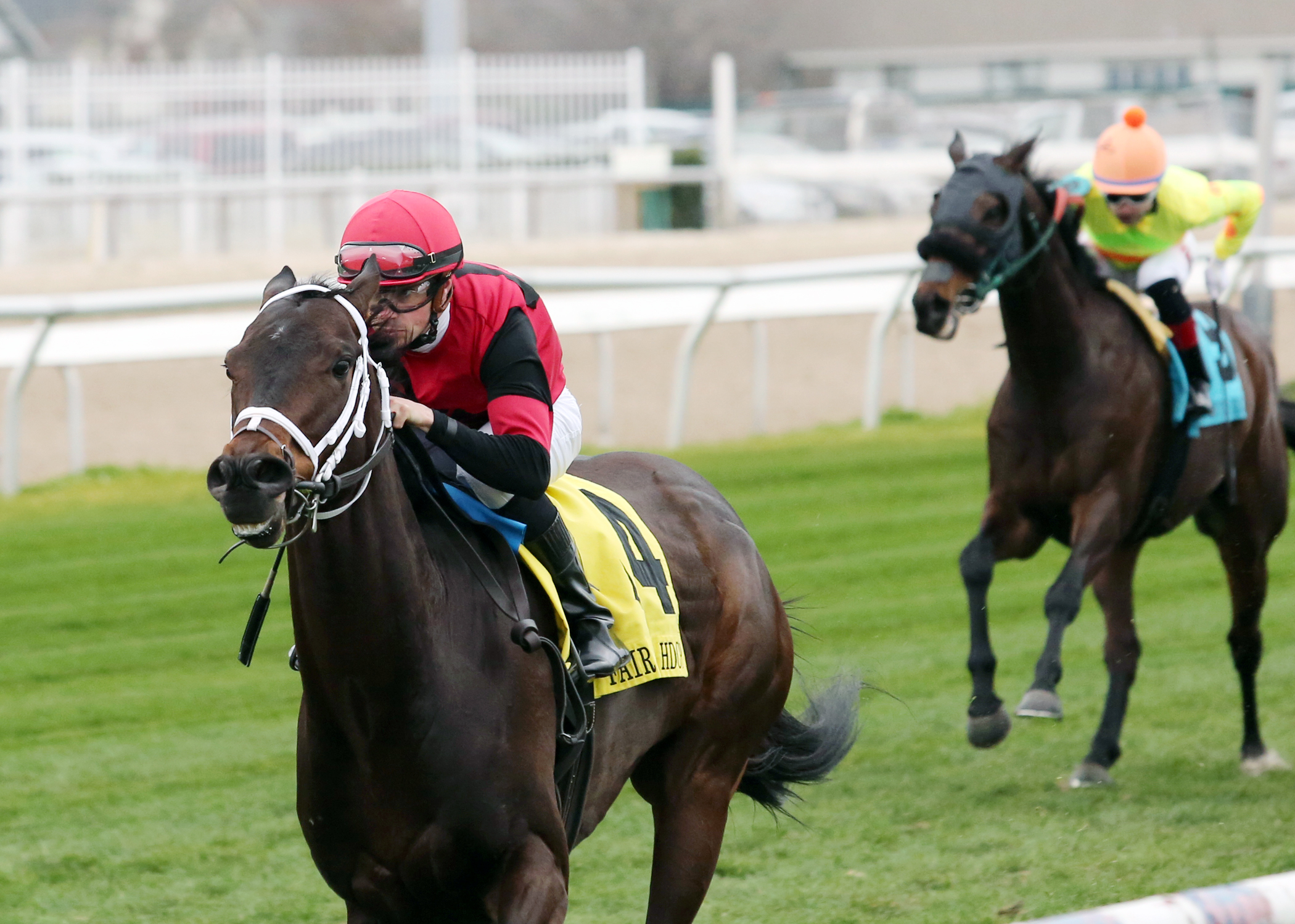 Chocolate Ride wins the Fair Grounds Handicap