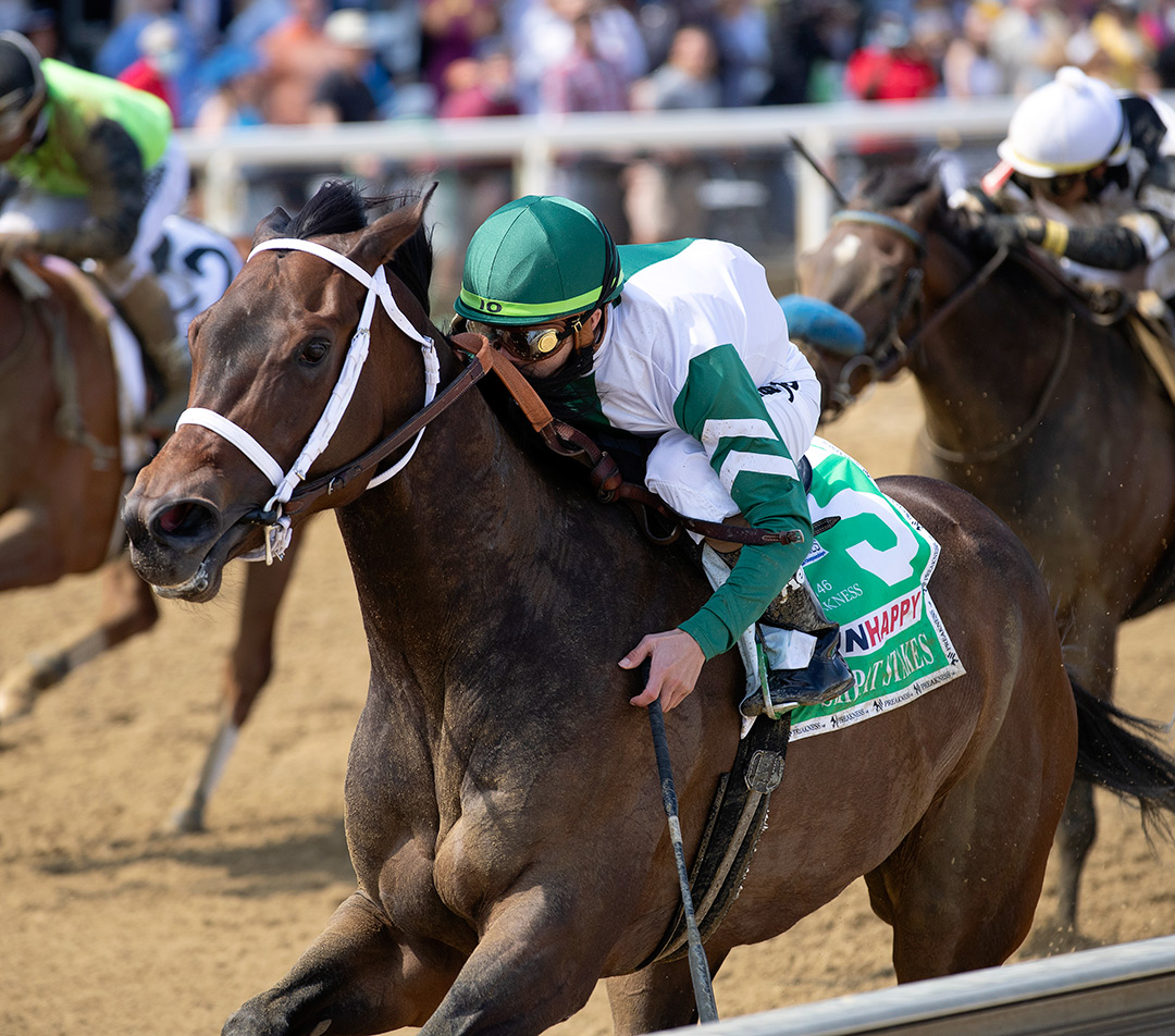 Chub Wagon wins the 2021 Skipat Stakes at Pimlico Race Course