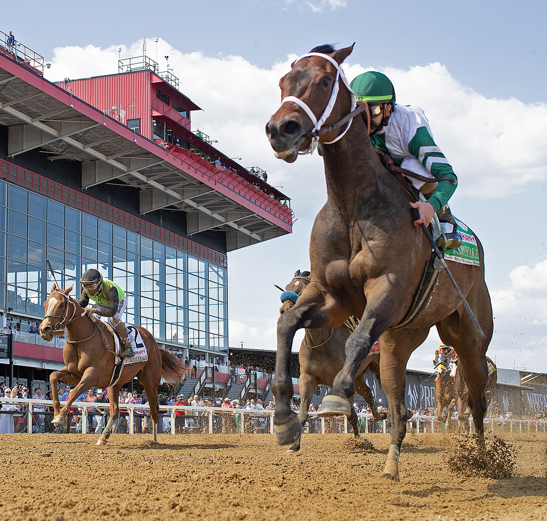 Chub Wagon wins the 2021 Skipat Stakes at Pimlico Race Course