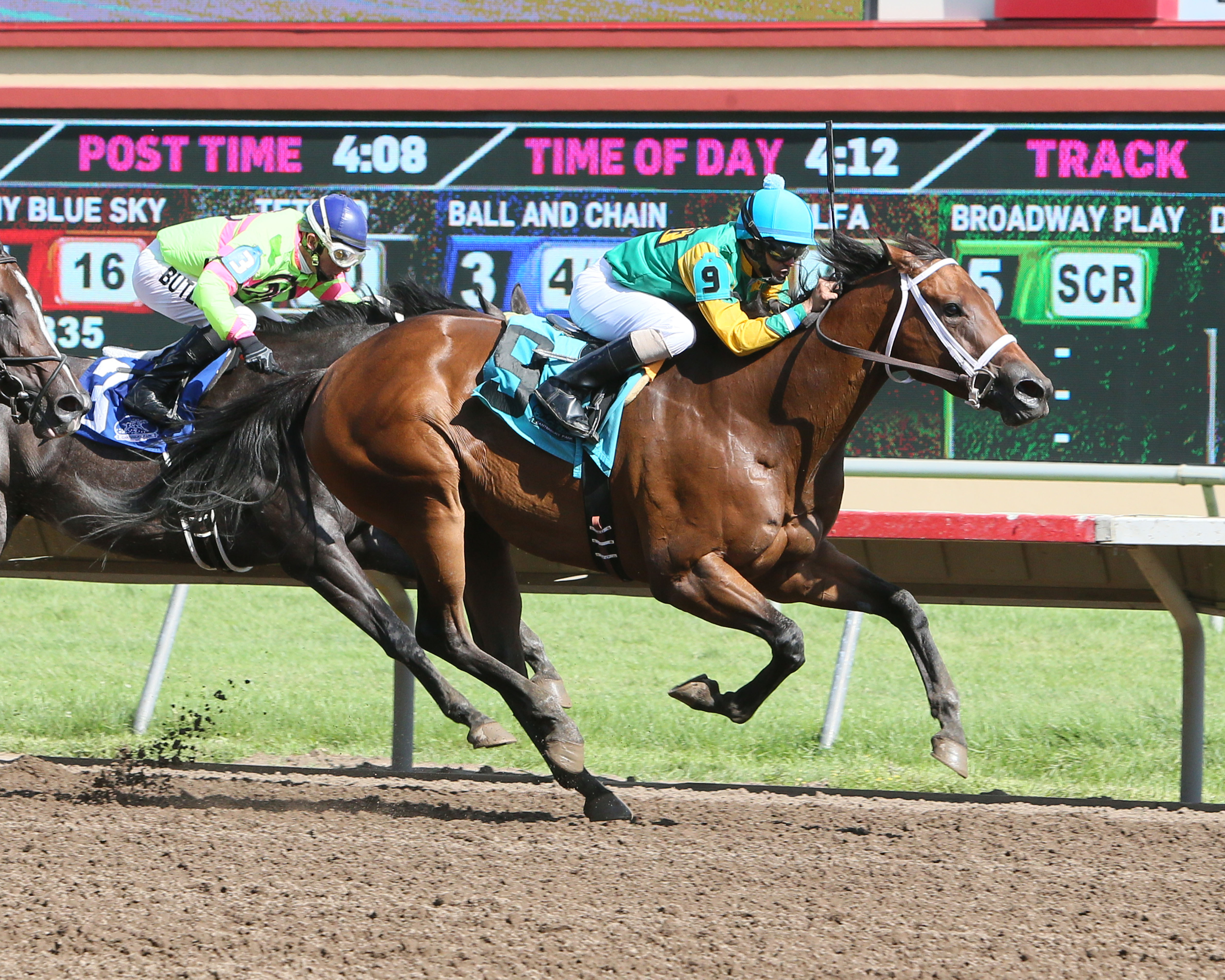 Ciaran's Prize wins the Hoist Her Flag Stakes