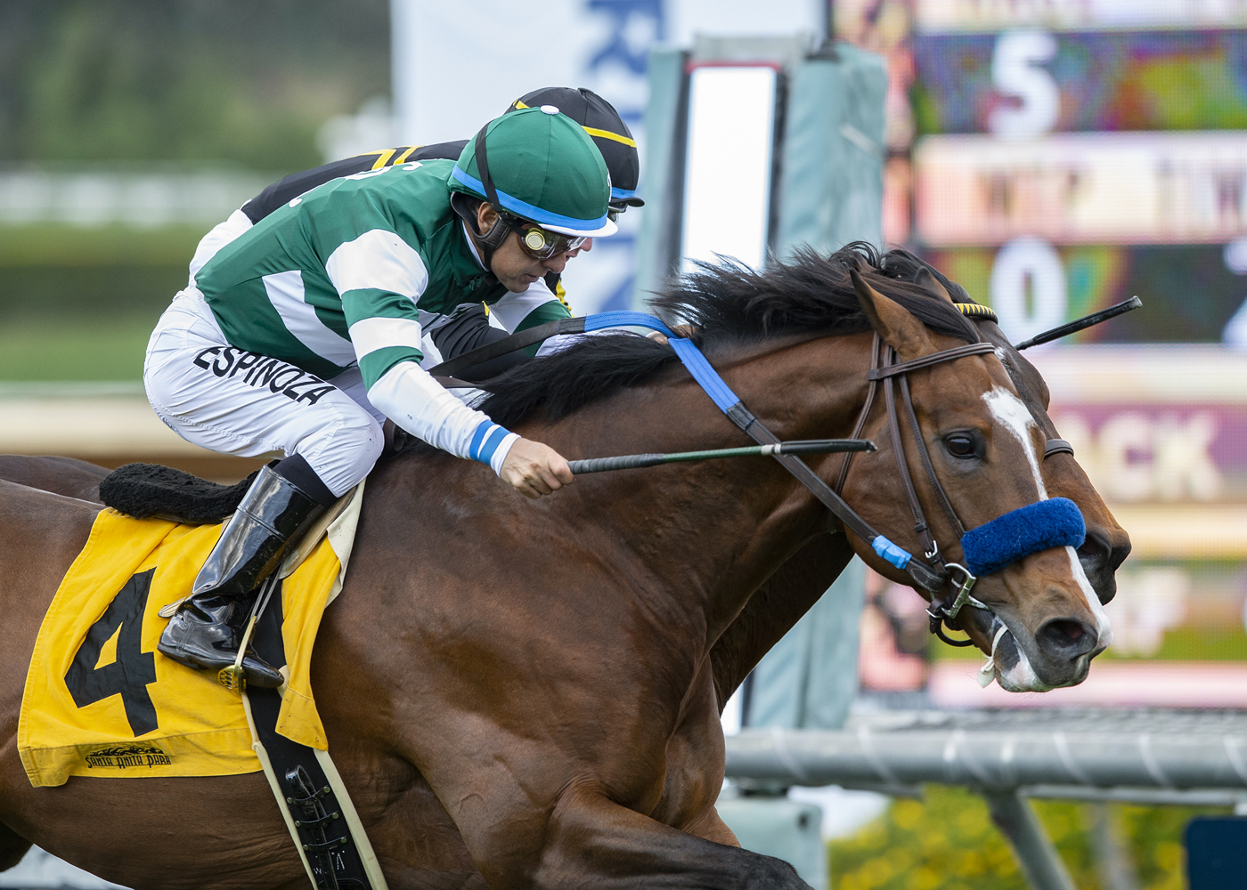 Cistron wins the 2020 San Simeon Stakes